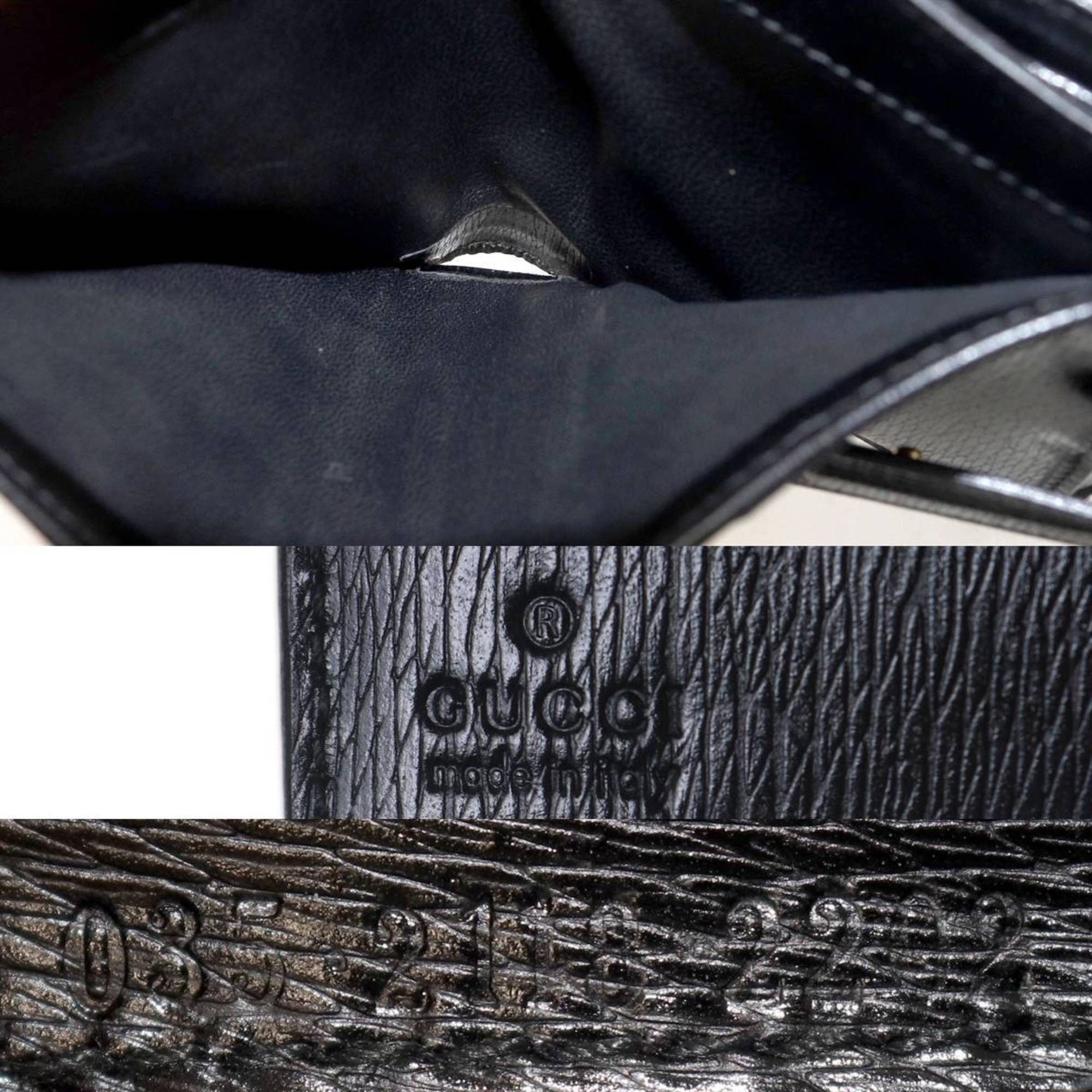 Gucci GUCCI Tri-fold Wallet Black 035.2118.2202 Size ONE SIZE - 10 Thumbnail