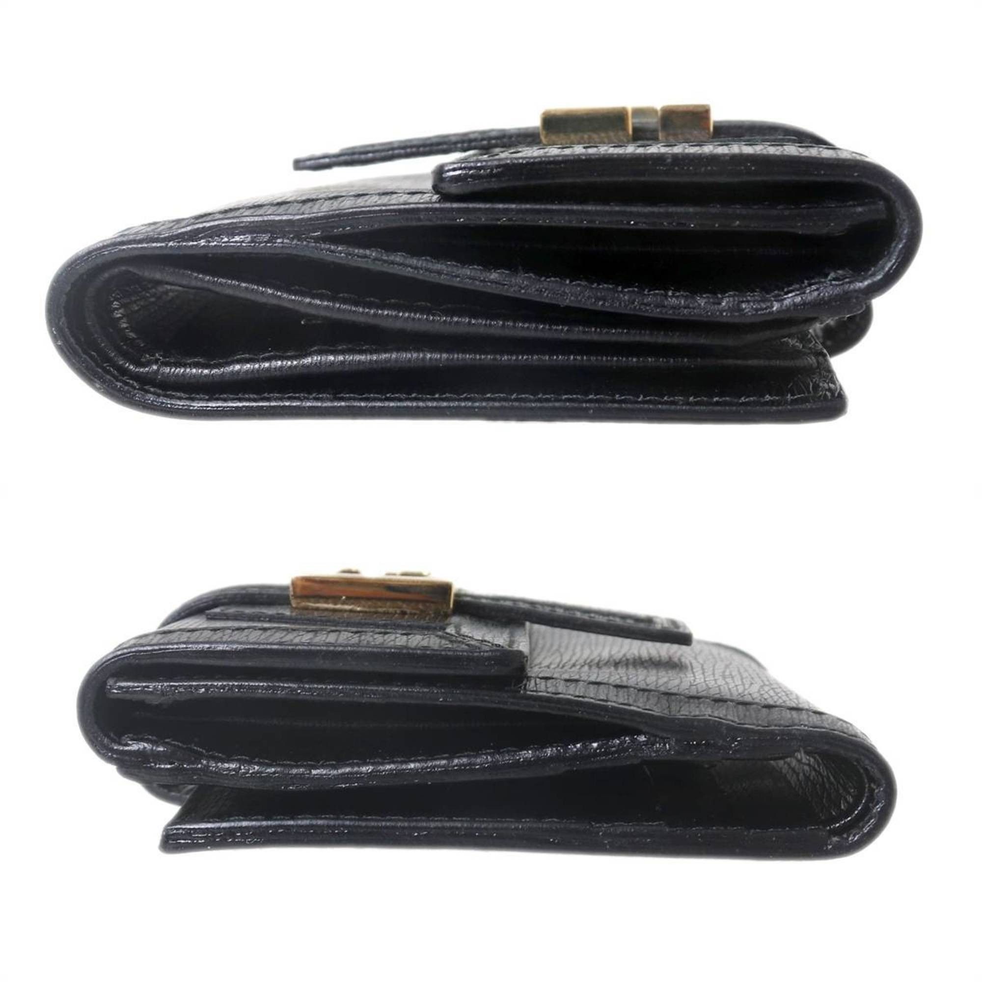 Gucci GUCCI Tri-fold Wallet Black 035.2118.2202 Size ONE SIZE - 4 Thumbnail