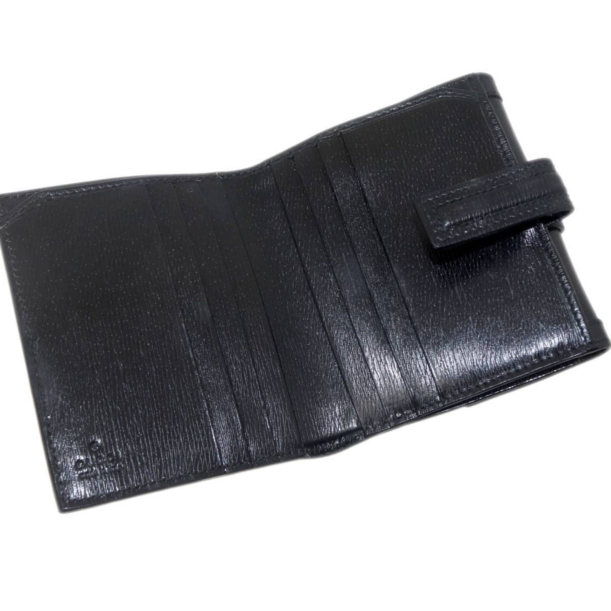 Gucci GUCCI Tri-fold Wallet Black 035.2118.2202 Size ONE SIZE - 9 Thumbnail