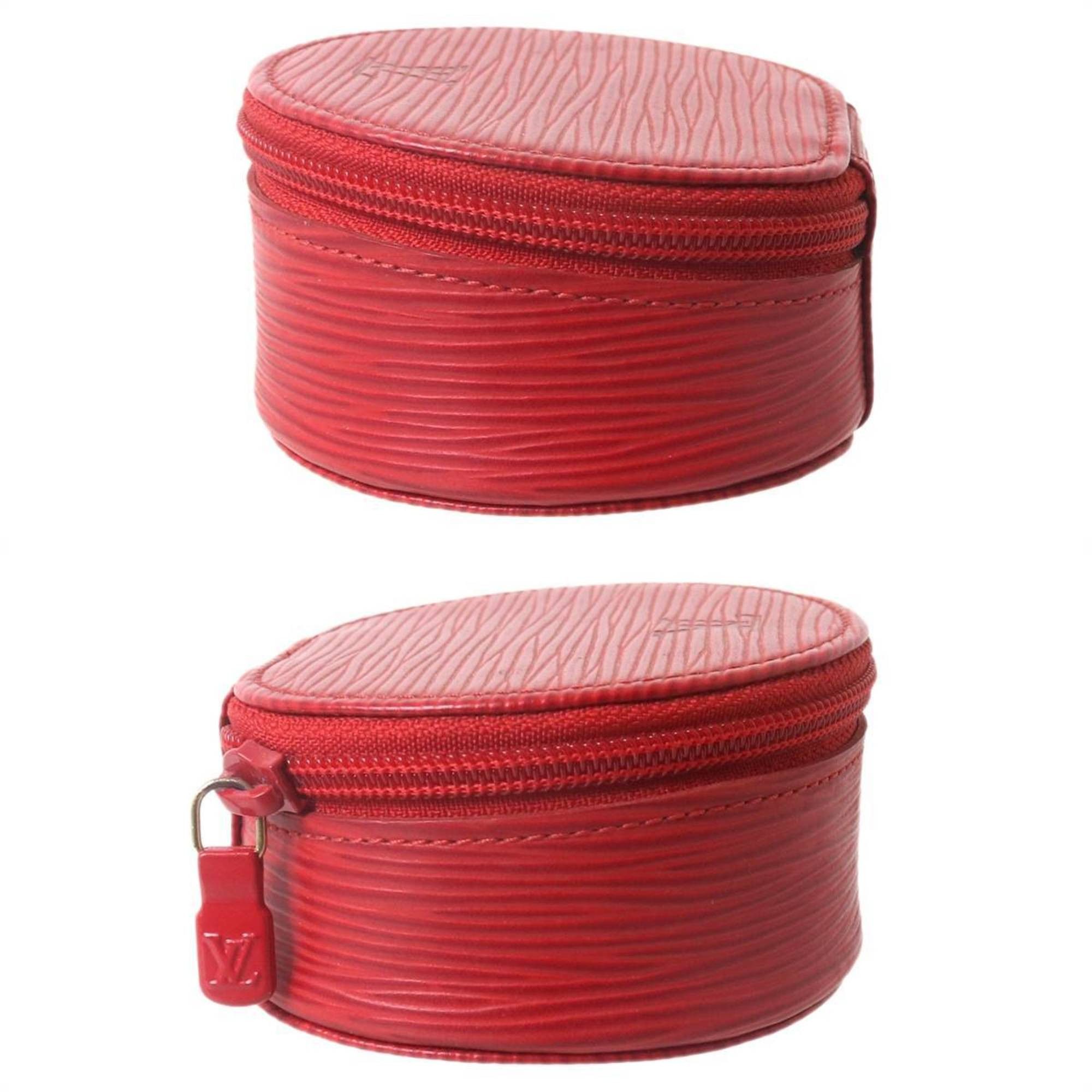 Louis Vuitton Louis Vuitton Ecran Bijou 10 Case Epi Castilian Red M48217 Size ONE SIZE - 3 Thumbnail
