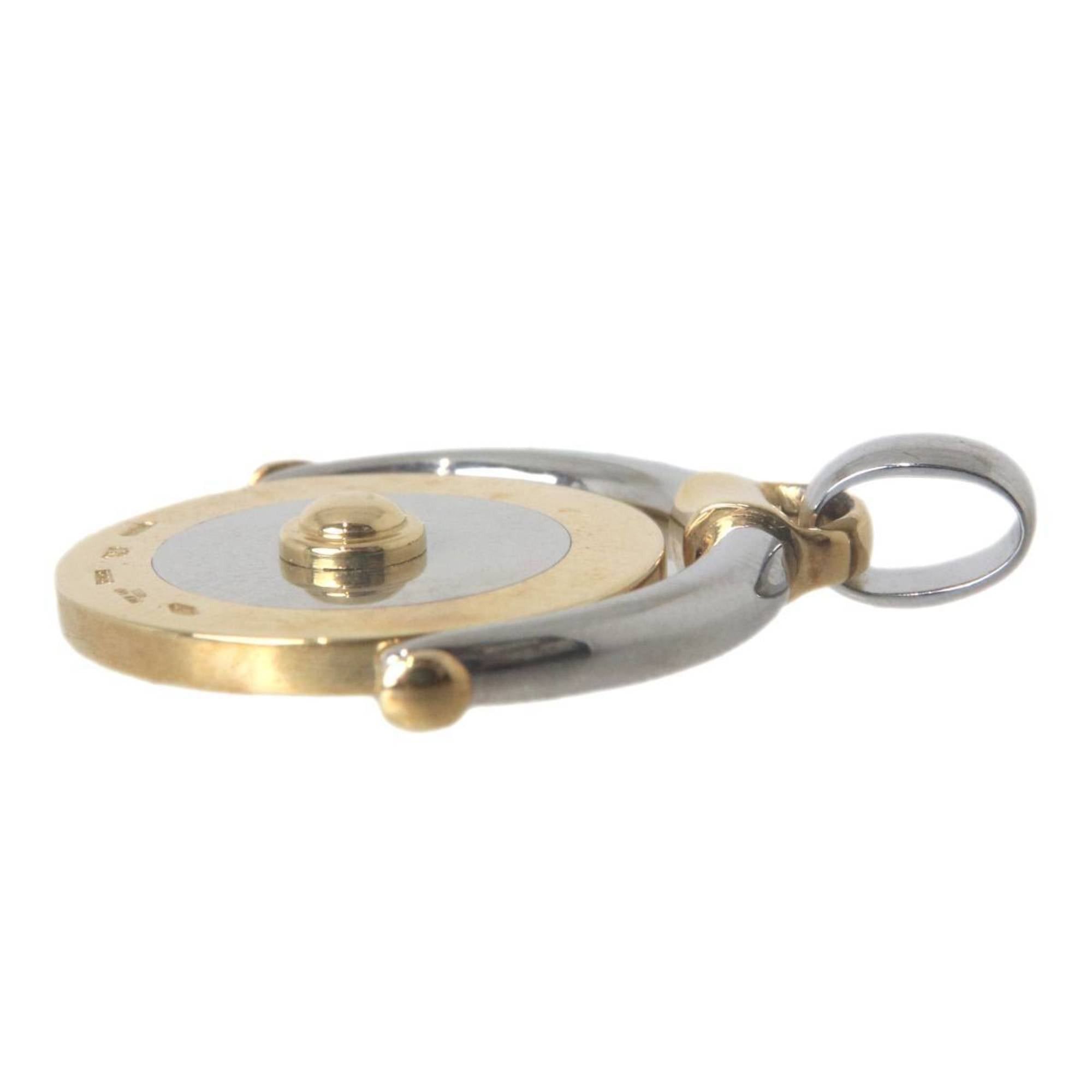 Bvlgari BVLGARI 18K Stainless Steel Sagittarius Horoscope Pendant, and Gold (750 Stamped), Total Weight: Approx. 13.5g Size ONE SIZE - 6 Thumbnail