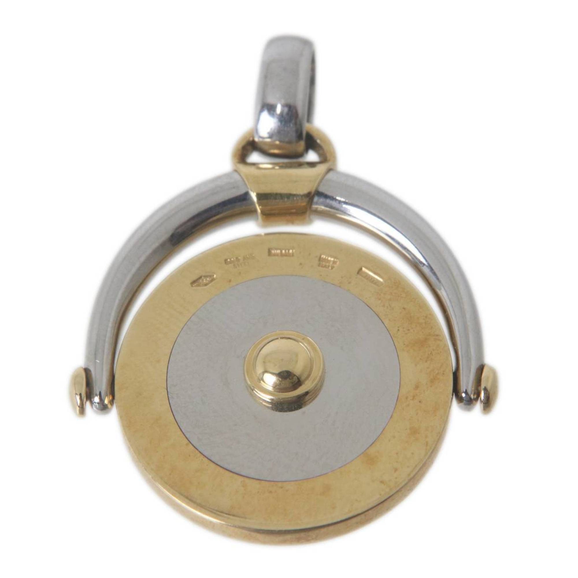 Bvlgari BVLGARI 18K Stainless Steel Sagittarius Horoscope Pendant, and Gold (750 Stamped), Total Weight: Approx. 13.5g Size ONE SIZE - 5 Thumbnail
