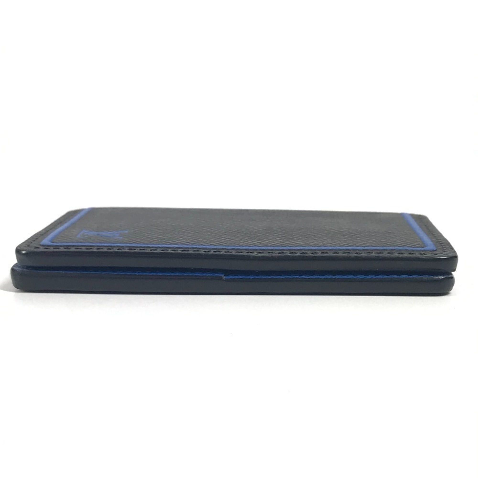 Louis Vuitton LOUIS VUITTON M63329 Taiga Organizer de Poche Business Card Holder/Pass Case/Bifold Holder/Card Case in Leather, Black, for Men and Women Size ONE SIZE - 6 Thumbnail