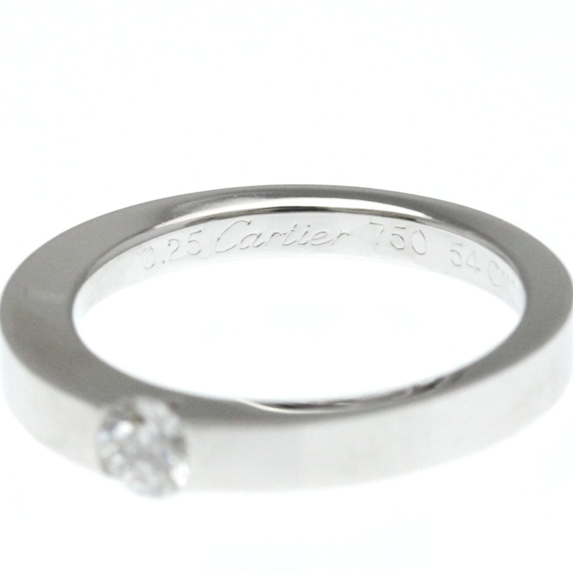 Cartier Cartier Date With Ring Platinum Fashion Diamond Band Ring Silver Size ONE SIZE - 5 Thumbnail