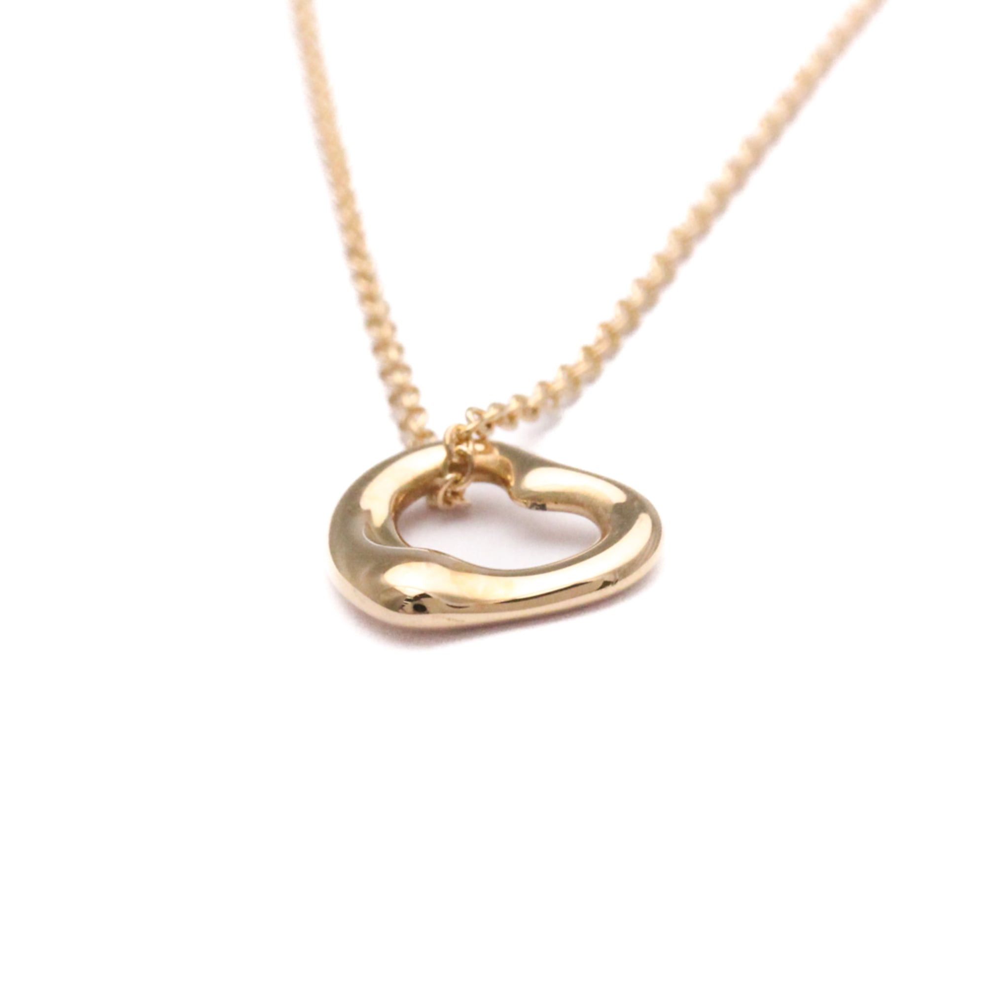 Tiffany & Co. Tiffany Open Heart Pink Gold (18K) No Stone Men,Women Fashion Pendant Necklace (Pink Gold) Size ONE SIZE - 5 Thumbnail