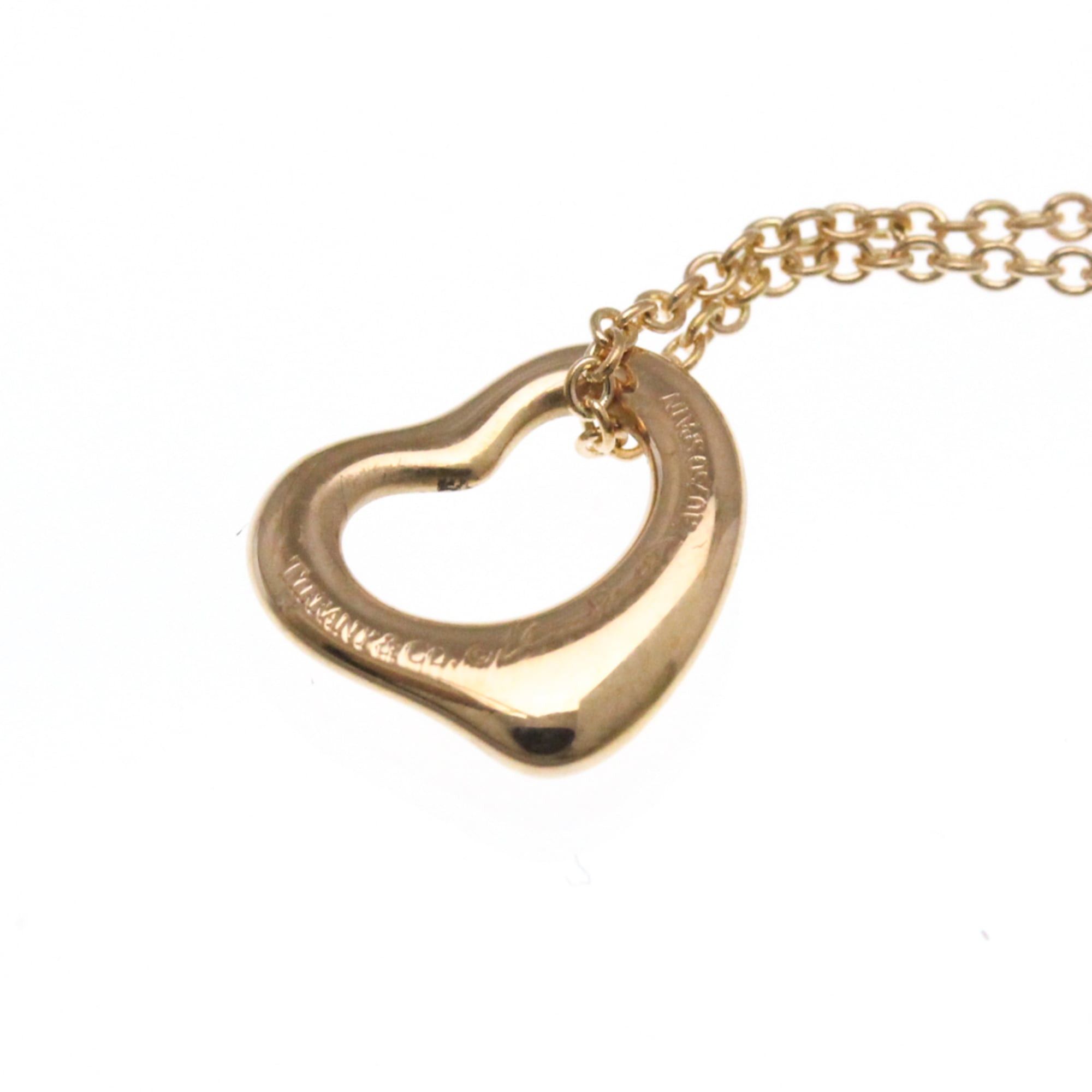 Tiffany & Co. Tiffany Open Heart Pink Gold (18K) No Stone Men,Women Fashion Pendant Necklace (Pink Gold) Size ONE SIZE - 7 Thumbnail
