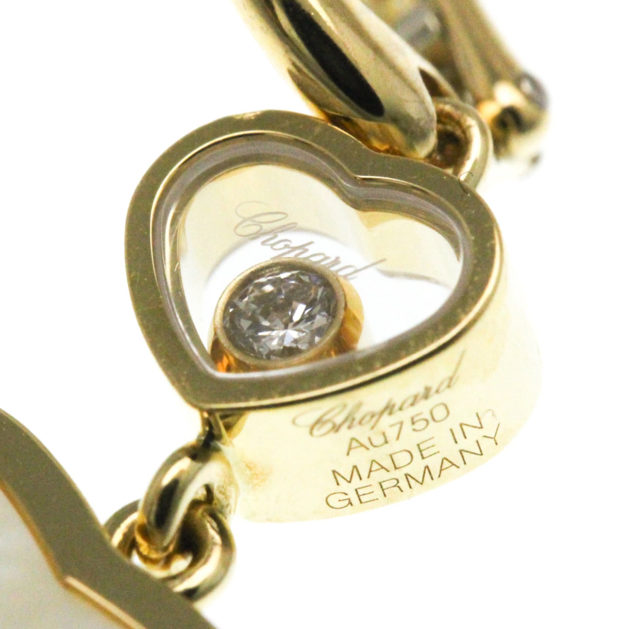 Chopard Chopard Happy Heart Diamond Earrings 837482 Diamond,Mother Of Pearl Yellow Gold (18K),Mother Of Pearl Drop Earrings Carat/0.1 Size ONE SIZE - 7 Thumbnail