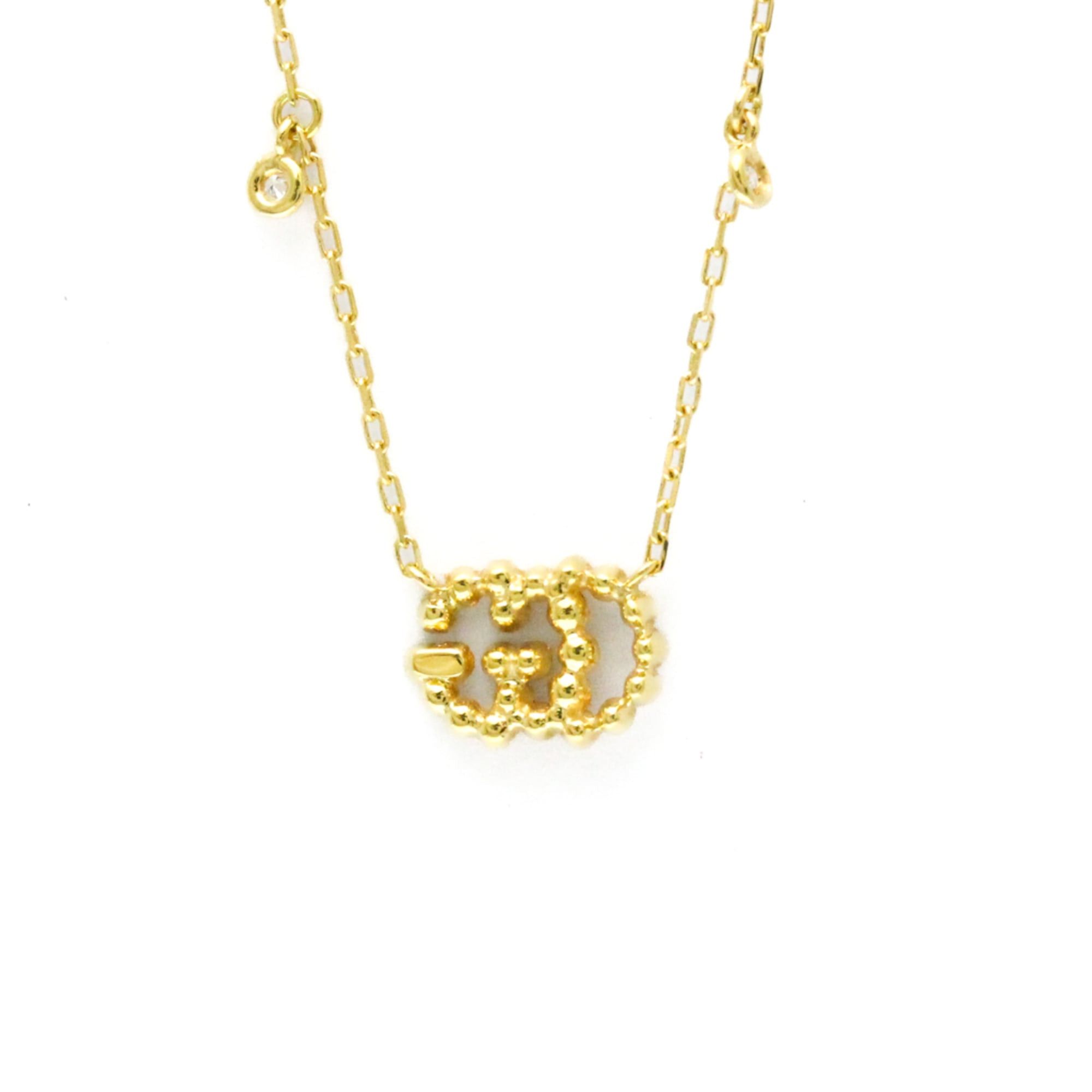 Gucci Gucci GG Diamond Necklace Yellow Gold (18K) Diamond Men,Women Fashion Pendant Necklace (Gold) Size ONE SIZE - 2 Thumbnail