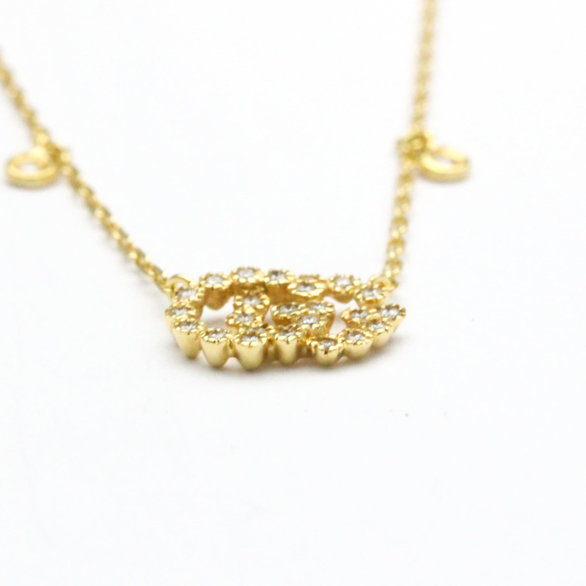 Gucci Gucci GG Diamond Necklace Yellow Gold (18K) Diamond Men,Women Fashion Pendant Necklace (Gold) Size ONE SIZE - 6 Thumbnail