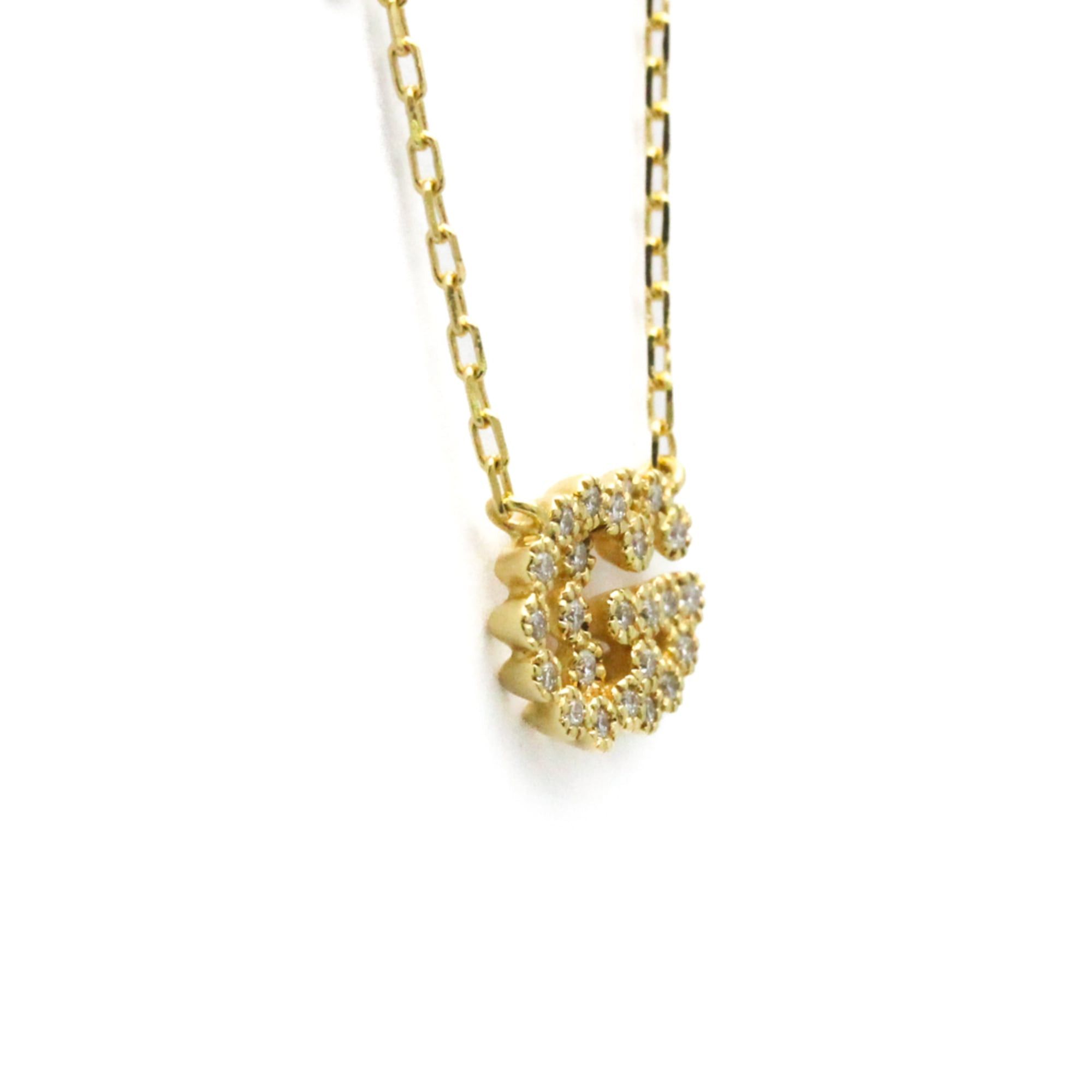 Gucci Gucci GG Diamond Necklace Yellow Gold (18K) Diamond Men,Women Fashion Pendant Necklace (Gold) Size ONE SIZE - 4 Thumbnail