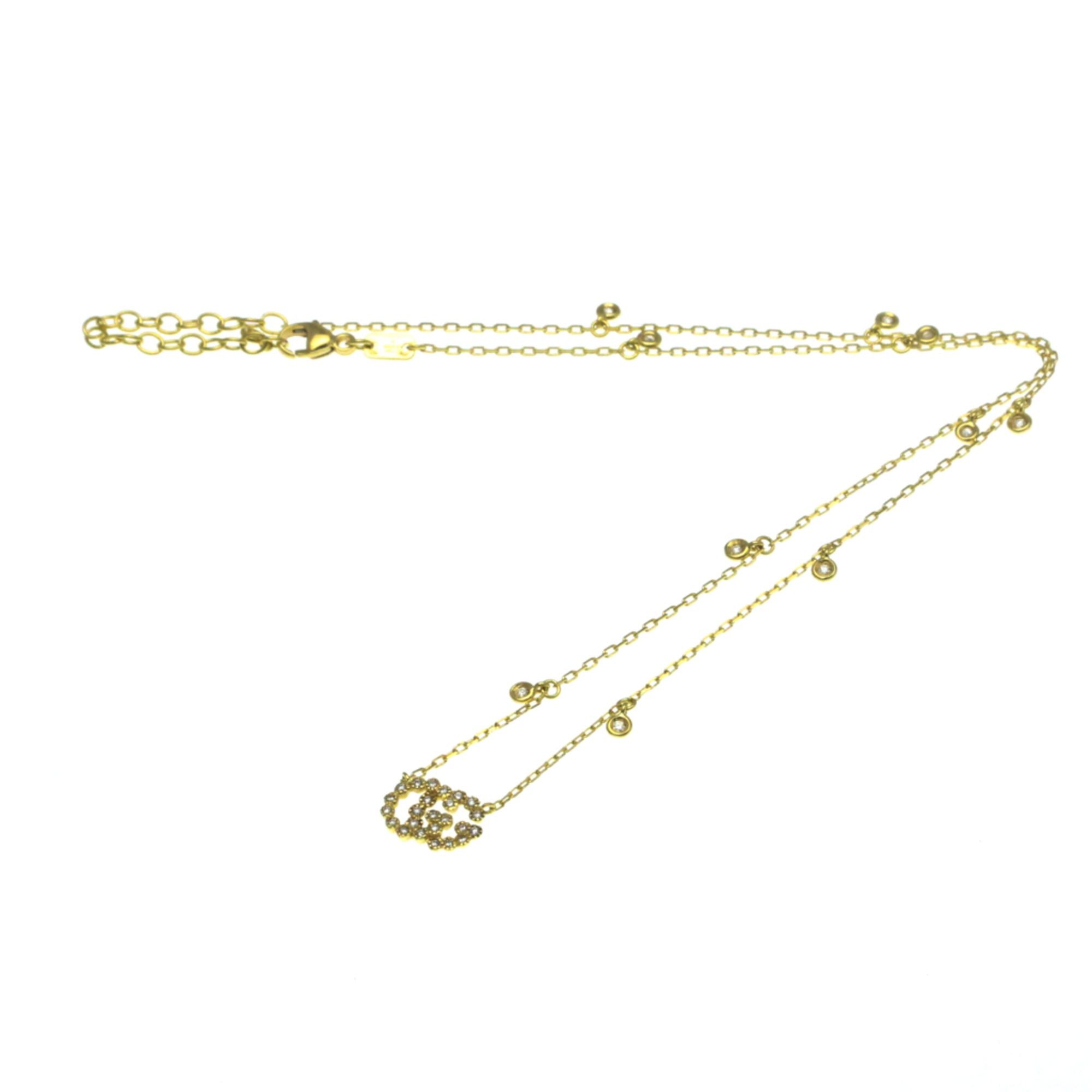 Gucci Gucci GG Diamond Necklace Yellow Gold (18K) Diamond Men,Women Fashion Pendant Necklace (Gold) Size ONE SIZE - 15 Thumbnail