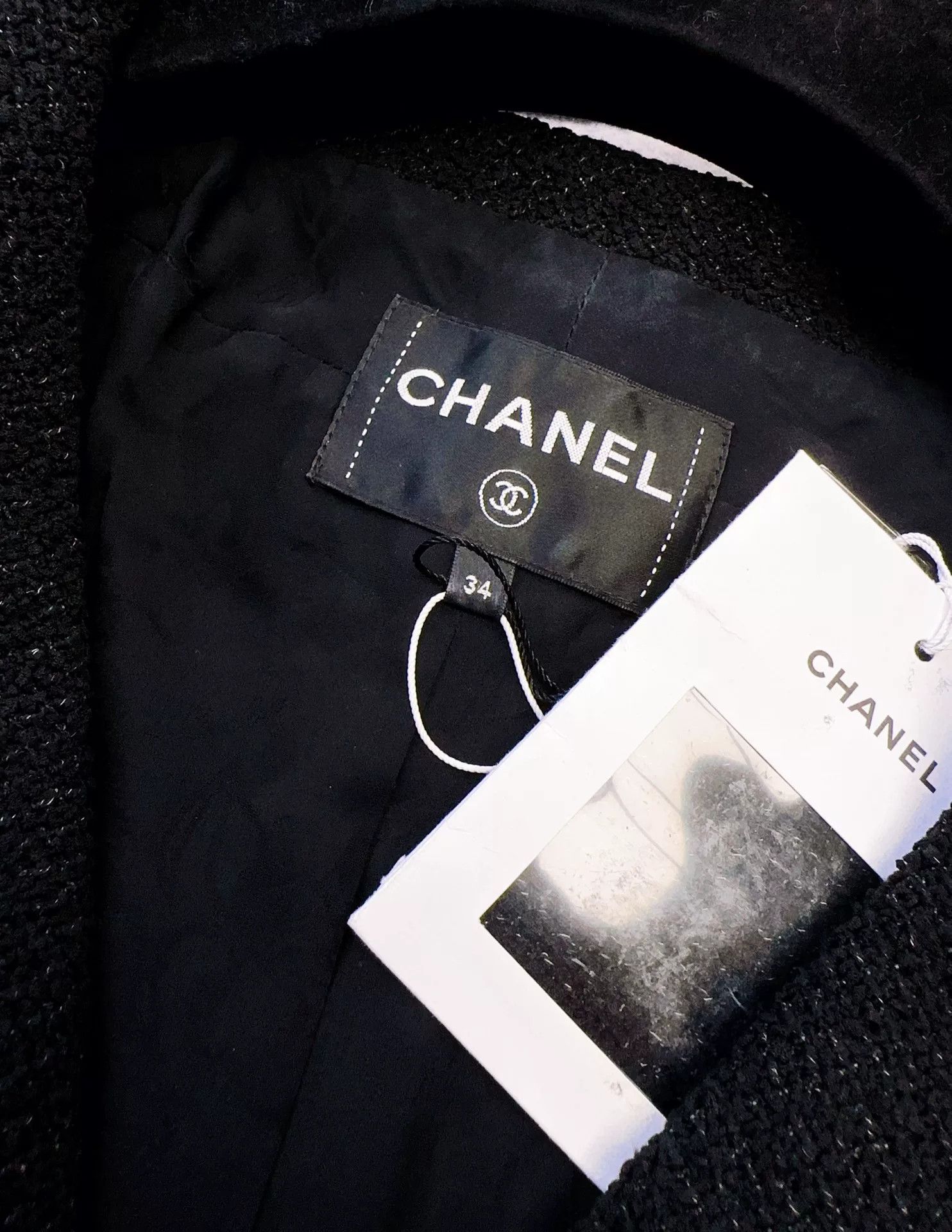 Chanel Chanel Black and Blue Edge Outerwear Coat Size US S / EU 44-46 / 1 - 3 Thumbnail