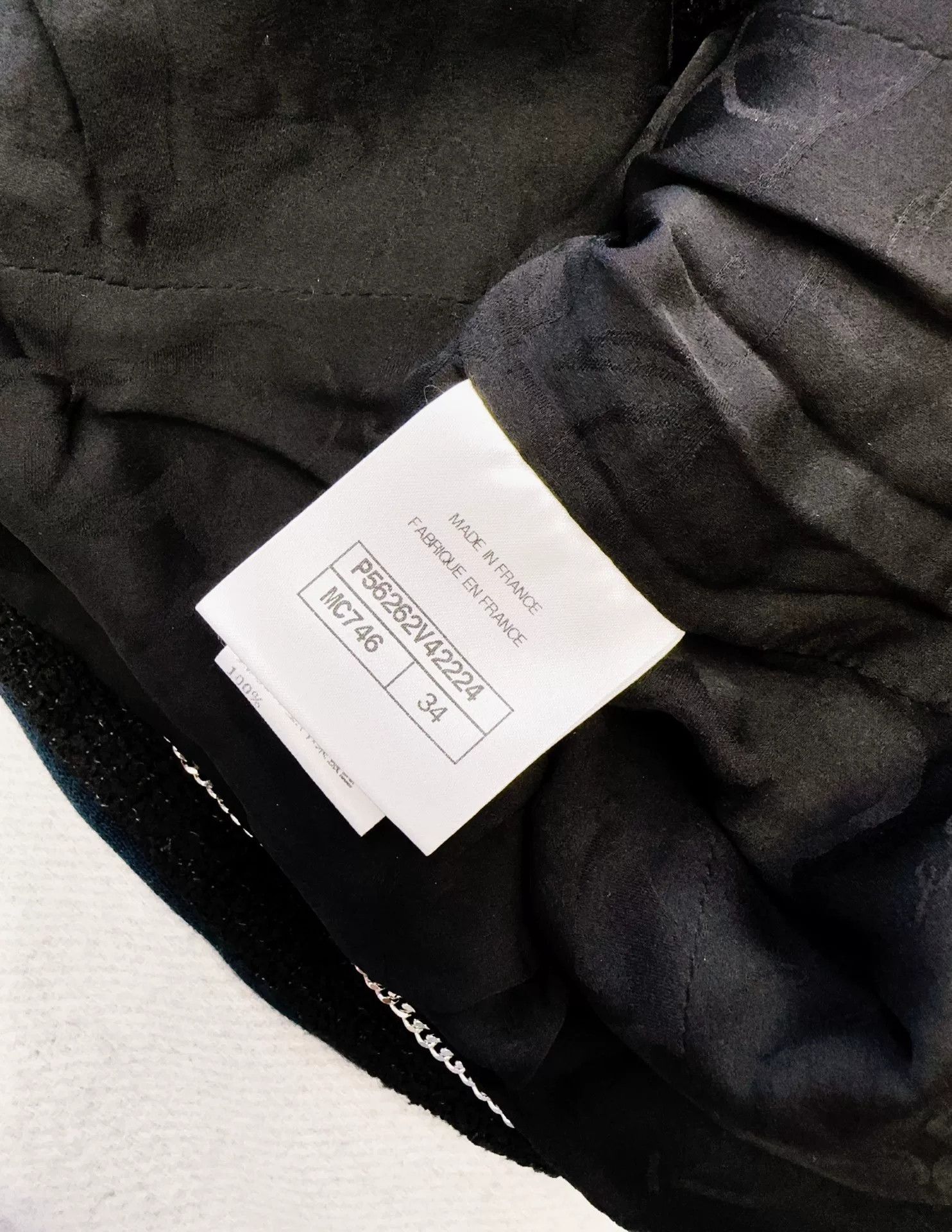 Chanel Chanel Black and Blue Edge Outerwear Coat Size US S / EU 44-46 / 1 - 4 Thumbnail