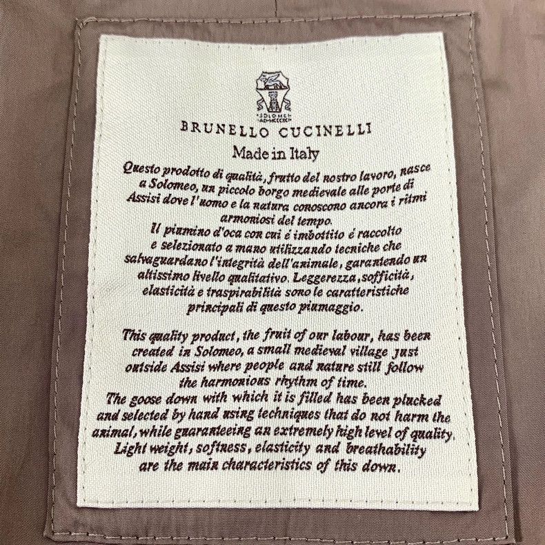 Brunello Cucinelli Brunello Cucinelli Gray Wool Down Coat Size US L / EU 52-54 / 3 - 5 Thumbnail