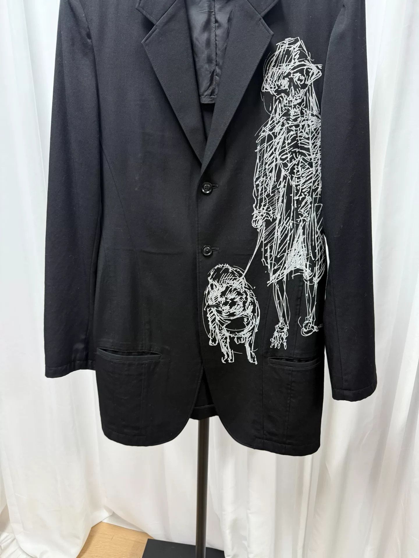 Yohji Yamamoto Yohji Yamamoto Pour Homme Dog Walk Blazer Size US S / EU 44-46 / 1 - 4 Thumbnail