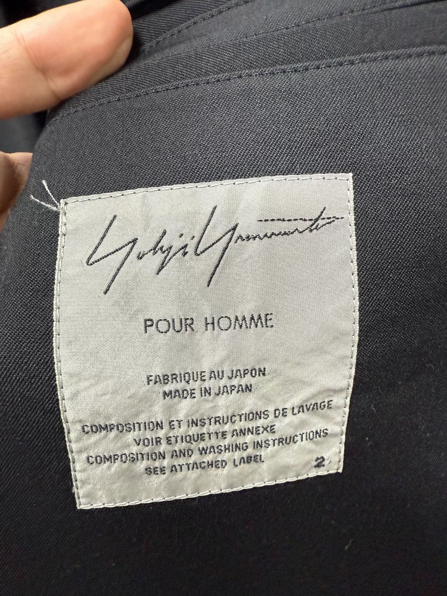 Yohji Yamamoto Yohji Yamamoto Pour Homme Dog Walk Blazer Size US S / EU 44-46 / 1 - 8 Thumbnail