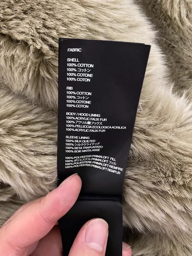 Fear of God Fear of God 6th Rabbit Fur Hoodie Jacket Size US M / EU 48-50 / 2 - 5 Thumbnail