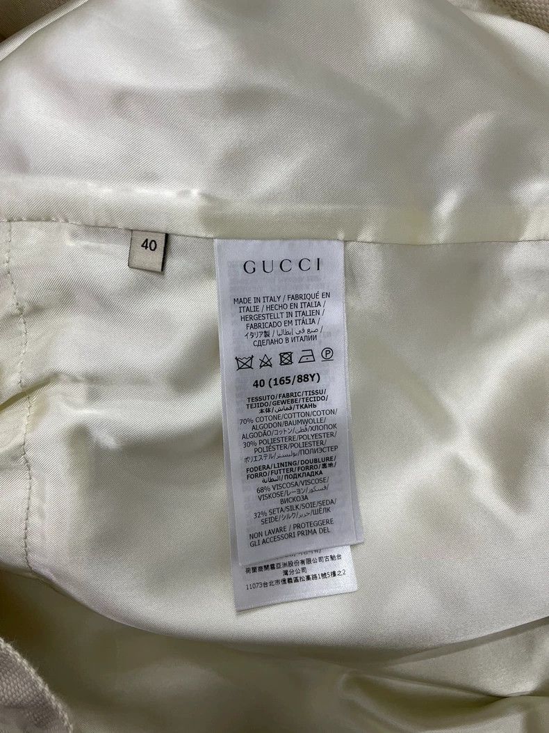 Gucci Gucci BeigeLogo Hooded Jacket Size US M / EU 48-50 / 2 - 5 Thumbnail