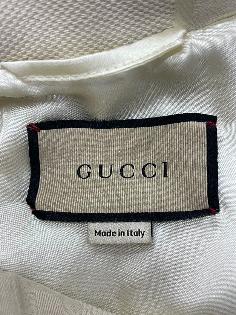 Gucci Gucci BeigeLogo Hooded Jacket Size US M / EU 48-50 / 2 - 4 Thumbnail
