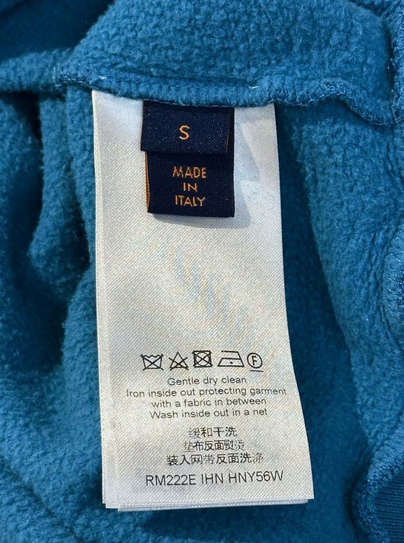 Louis Vuitton Louis Vuitton Blue Hoodie Unisex Size US S / EU 44-46 / 1 - 7 Thumbnail