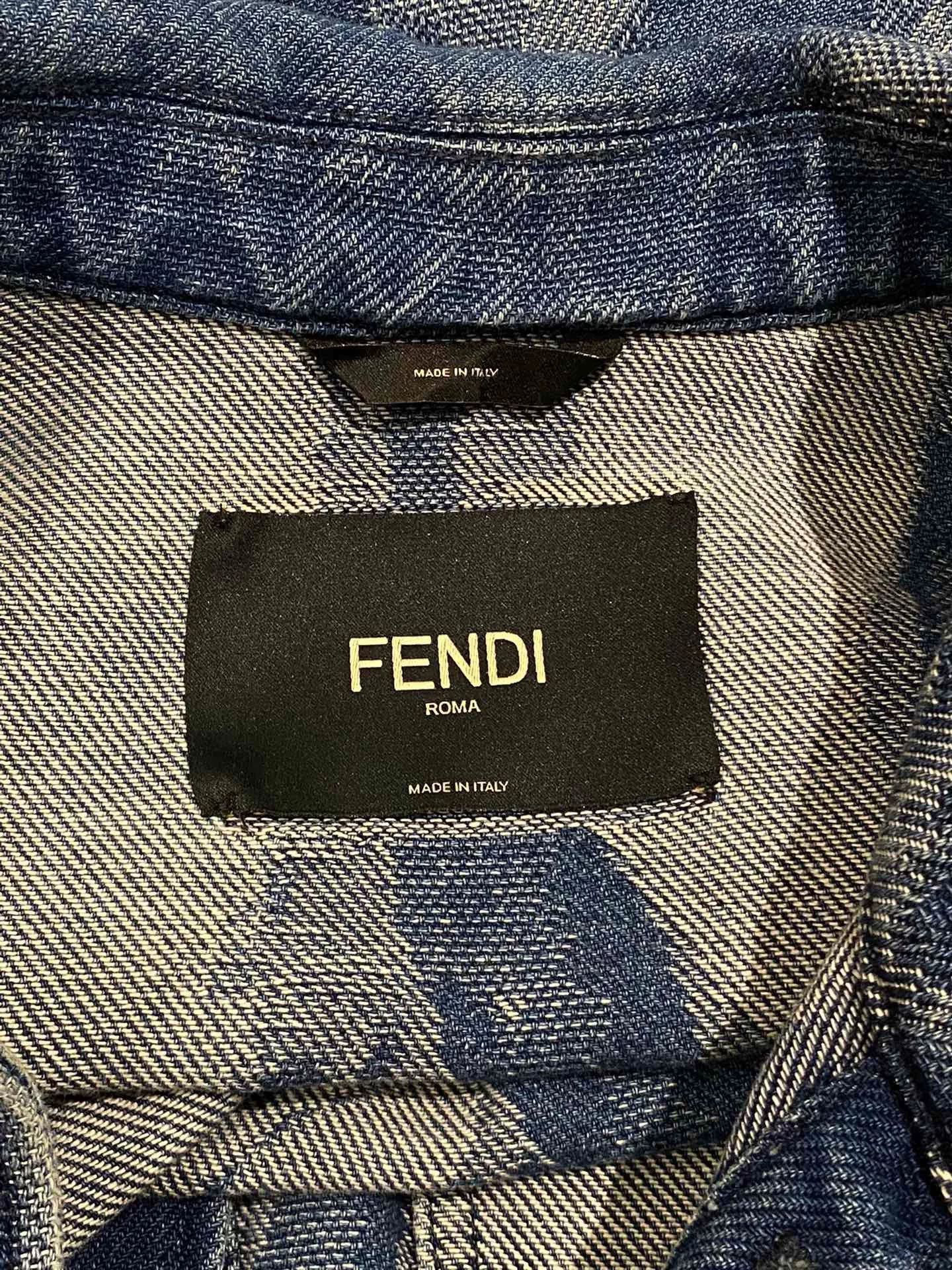 Fendi Fendi Blue Denim Suit Size US 36 / EU 52 - 8 Thumbnail
