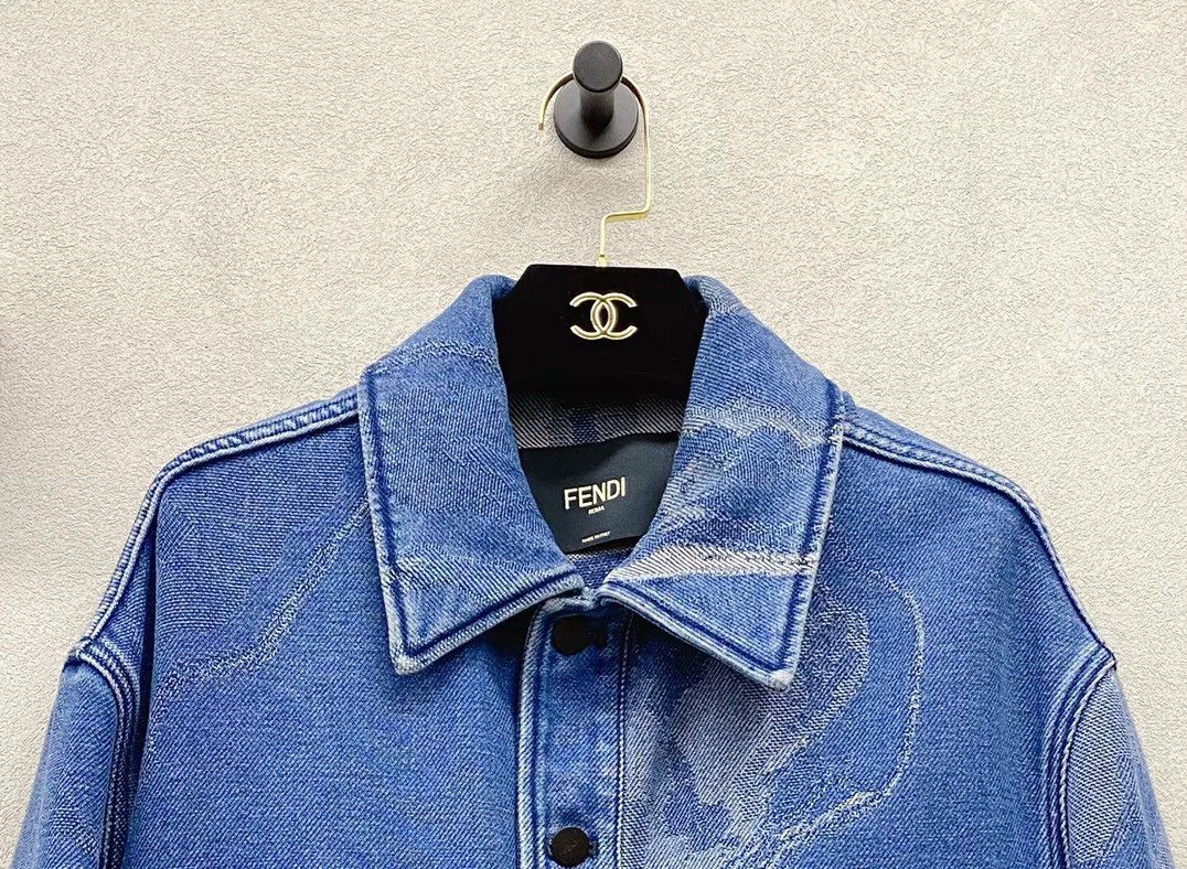 Fendi Fendi Blue Denim Suit Size US 36 / EU 52 - 6 Thumbnail