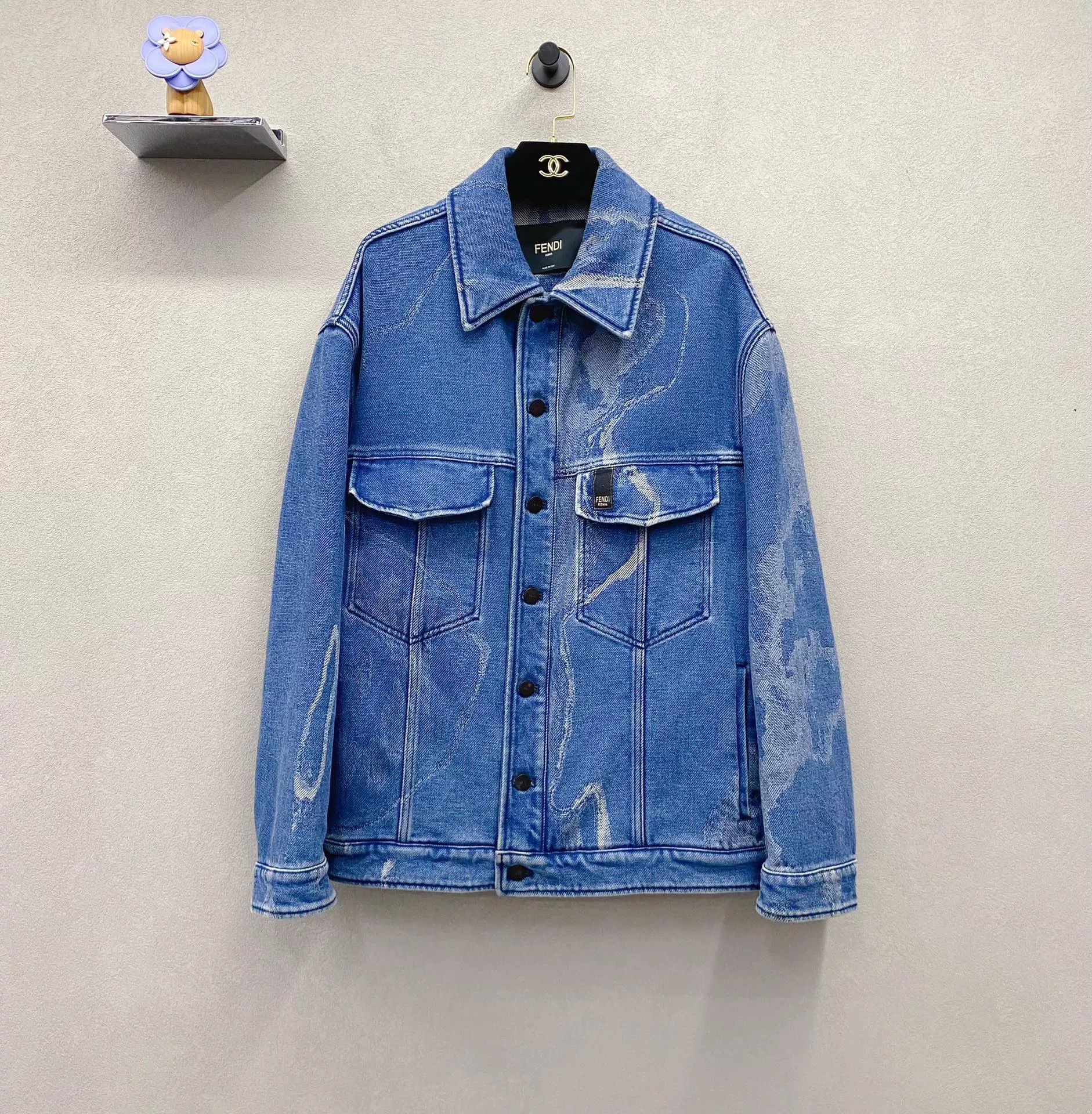 Fendi Fendi Blue Denim Suit Size US 36 / EU 52 - 2 Thumbnail