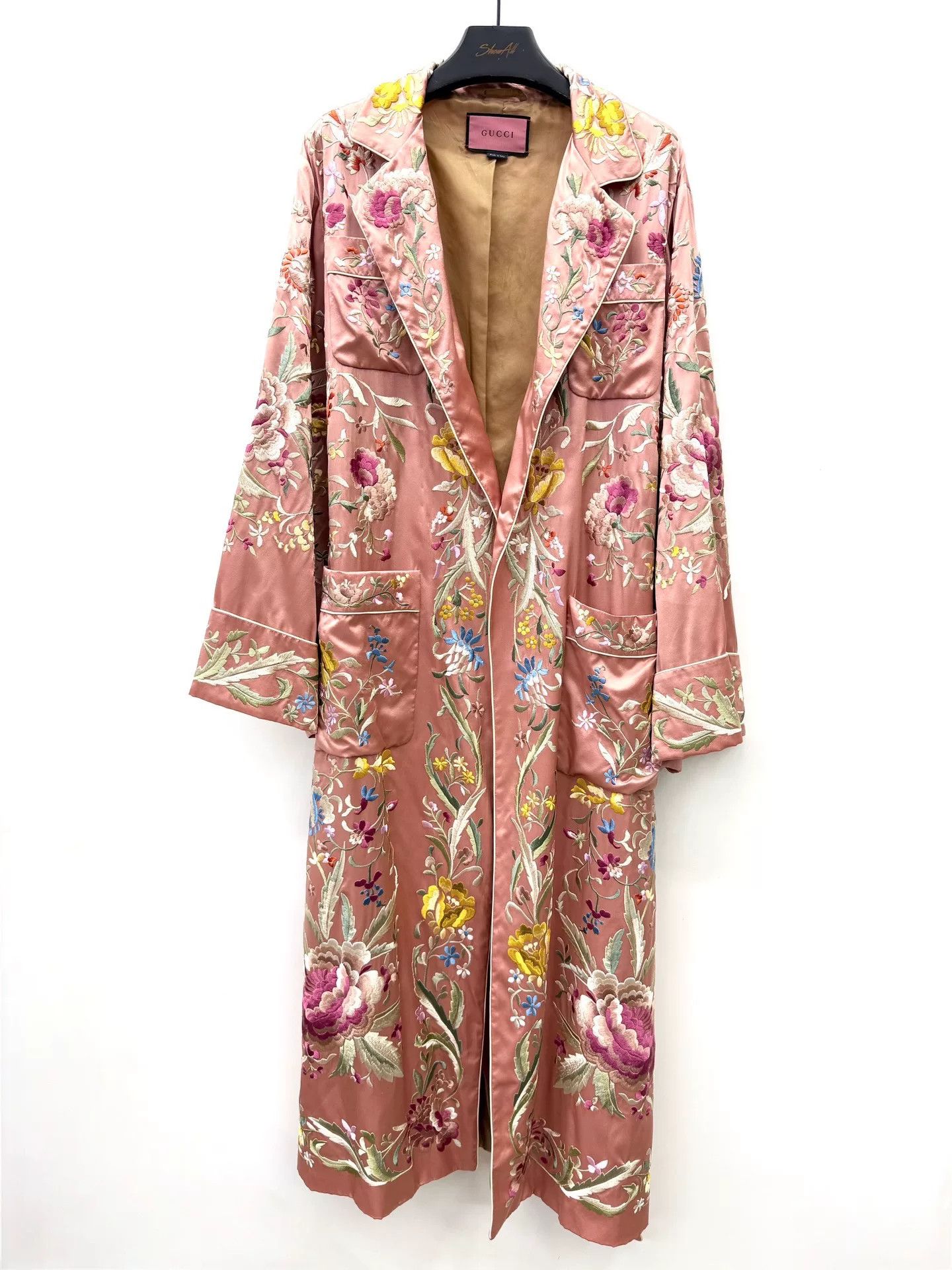Gucci Gucci Floral Embroidered Silk Robe Size US M / EU 48-50 / 2 - 3 Thumbnail