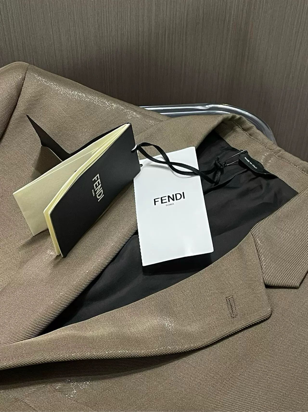 Fendi Fendi Brown Blazer Coat New With Tags Size US M / EU 48-50 / 2 - 4 Thumbnail