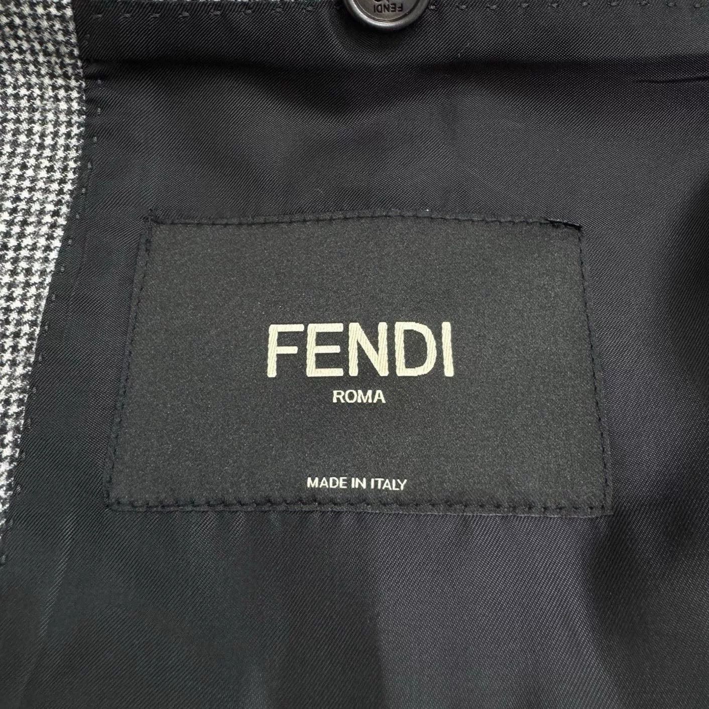 Fendi Fendi Fur Paneled Long Coat Size US XL / EU 56 / 4 - 2 Thumbnail