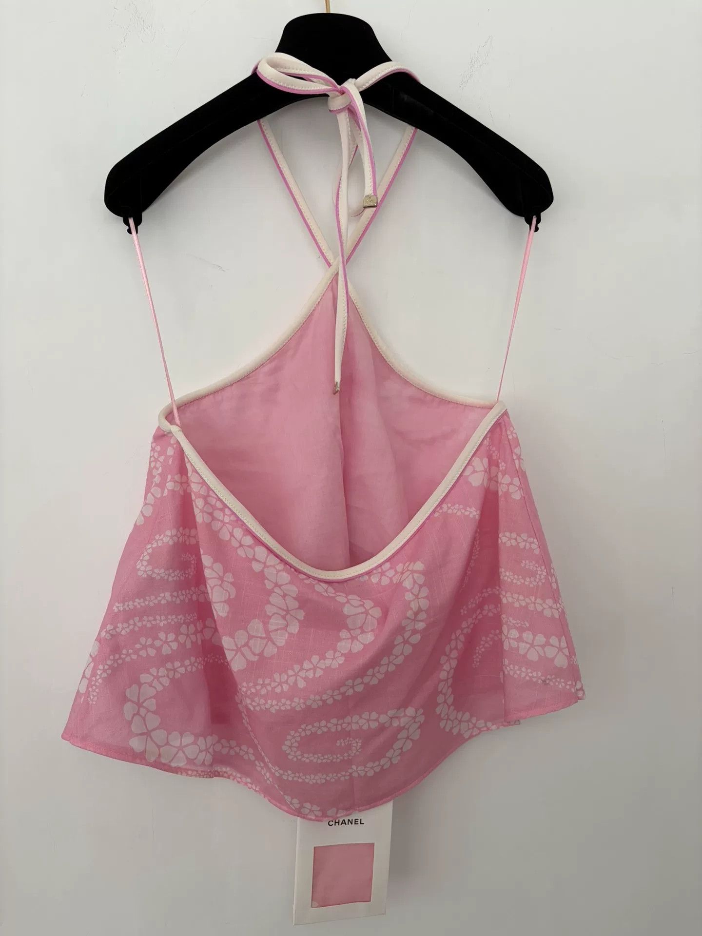 Chanel Chanel Coco Beach Pink Halter Top Size US S / EU 44-46 / 1 - 2 Thumbnail
