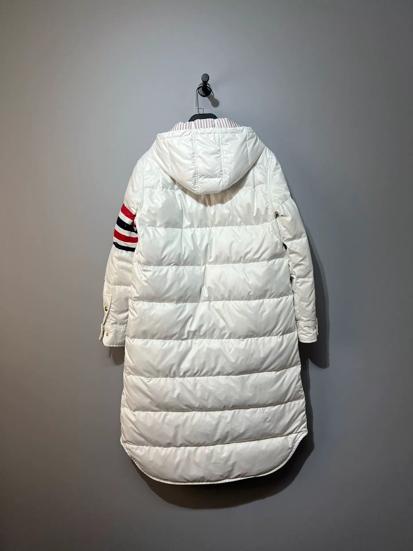 Thom Browne Thom Browne White Long Down Coat Size US XL / EU 56 / 4 - 3 Thumbnail