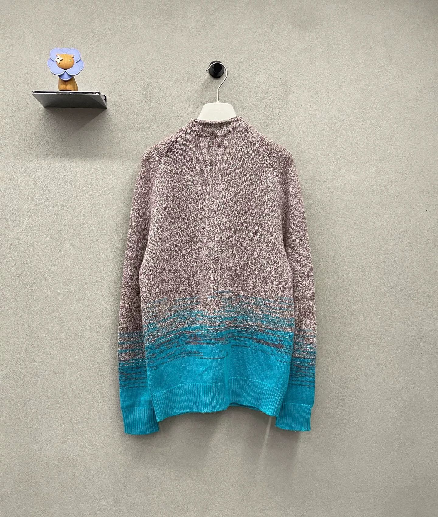 Hermes Hermes Gray Blue Knit Sweater XS Size US XS / EU 42 / 0 - 2 Thumbnail