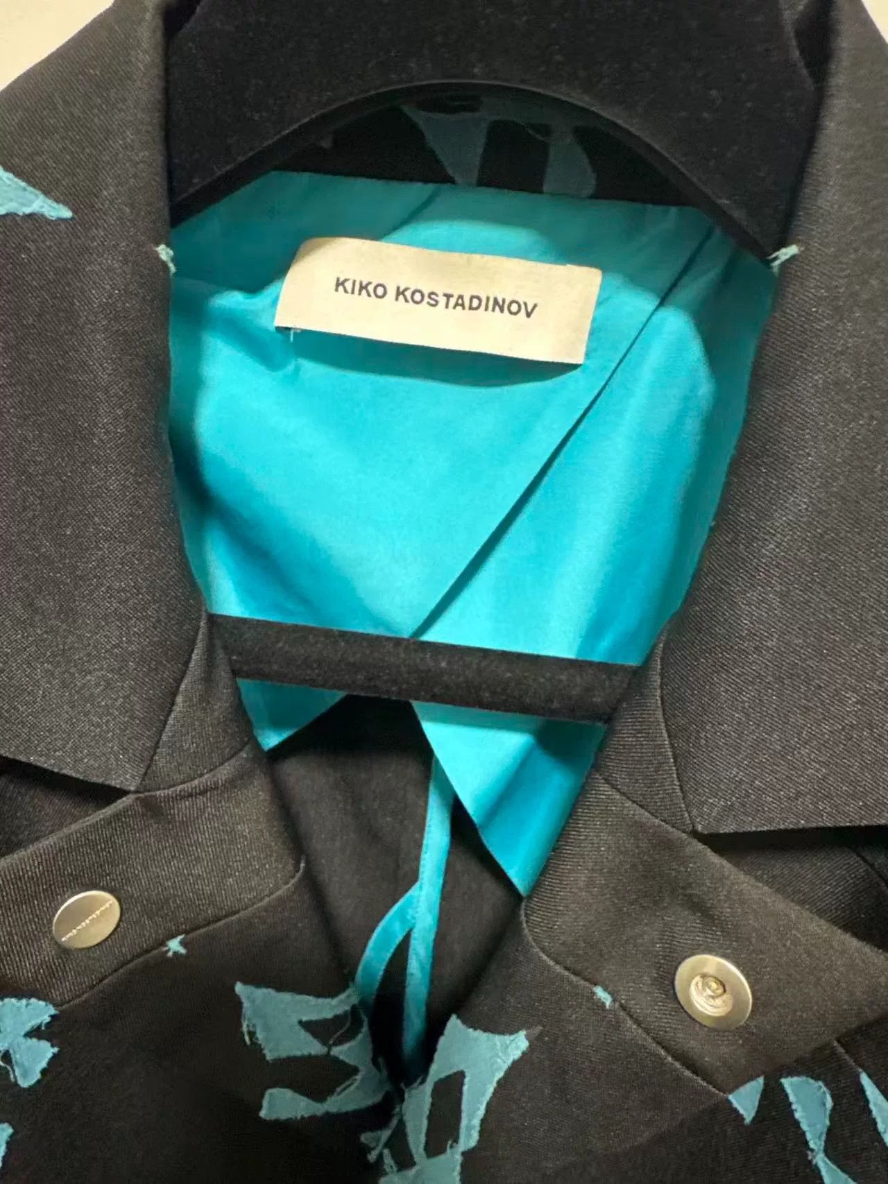 Kiko Kostadinov Kiko Kostadinov SS20 Blue Floral Blazer Size US L / EU 52-54 / 3 - 3 Thumbnail