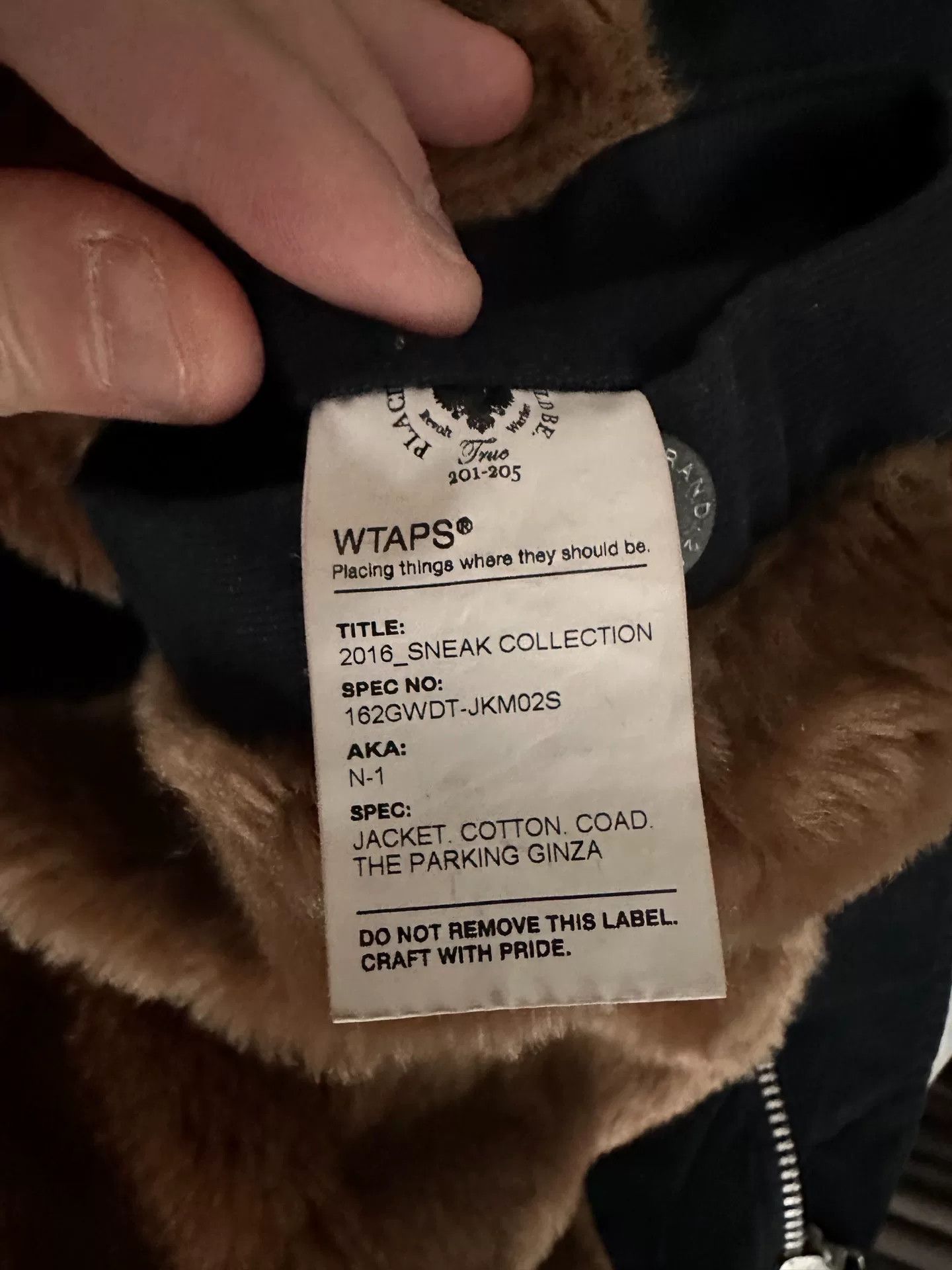 Wtaps WTAPS 16AW N1 813 Limited Jacket Size US S / EU 44-46 / 1 - 9 Thumbnail