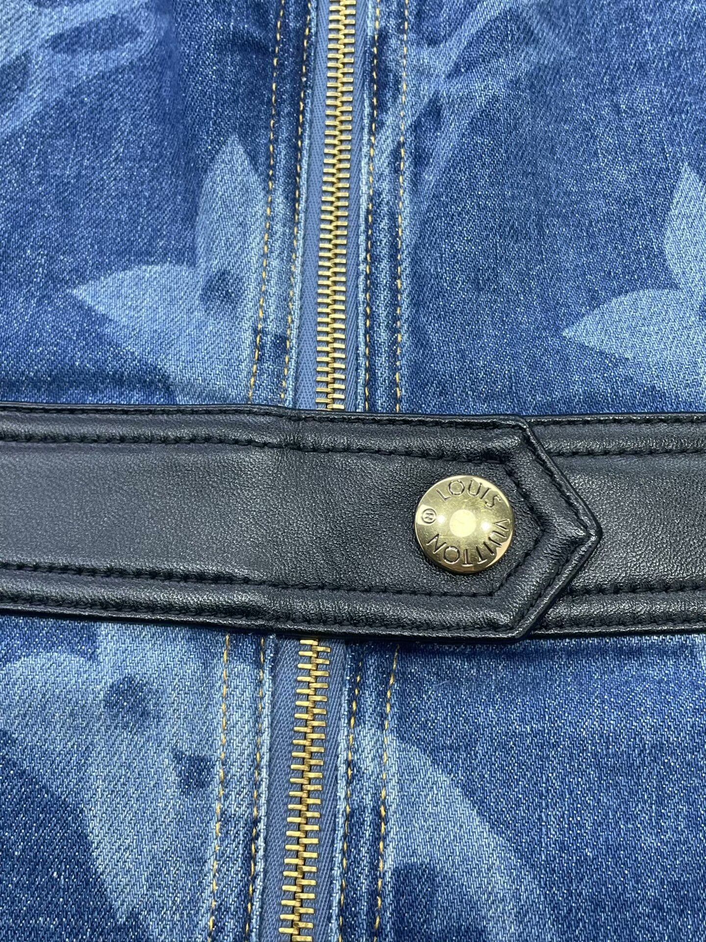 Louis Vuitton Louis Vuitton Monogram Denim Dress Size US 36 / EU 52 - 4 Thumbnail