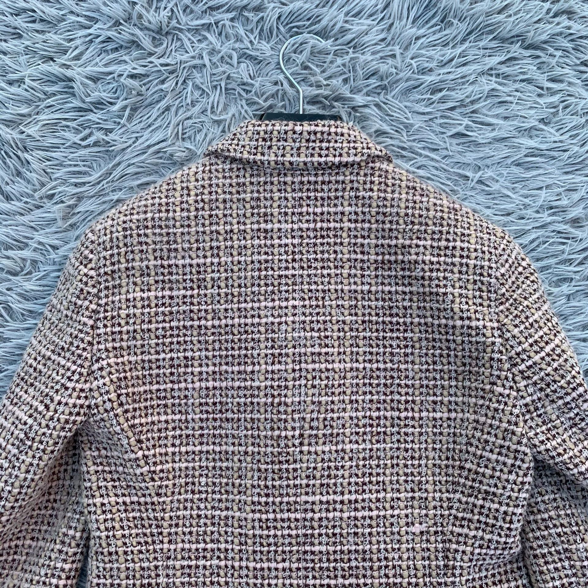 Dior Dior Wool Coat with Woven Badge Size US S / EU 44-46 / 1 - 6 Thumbnail