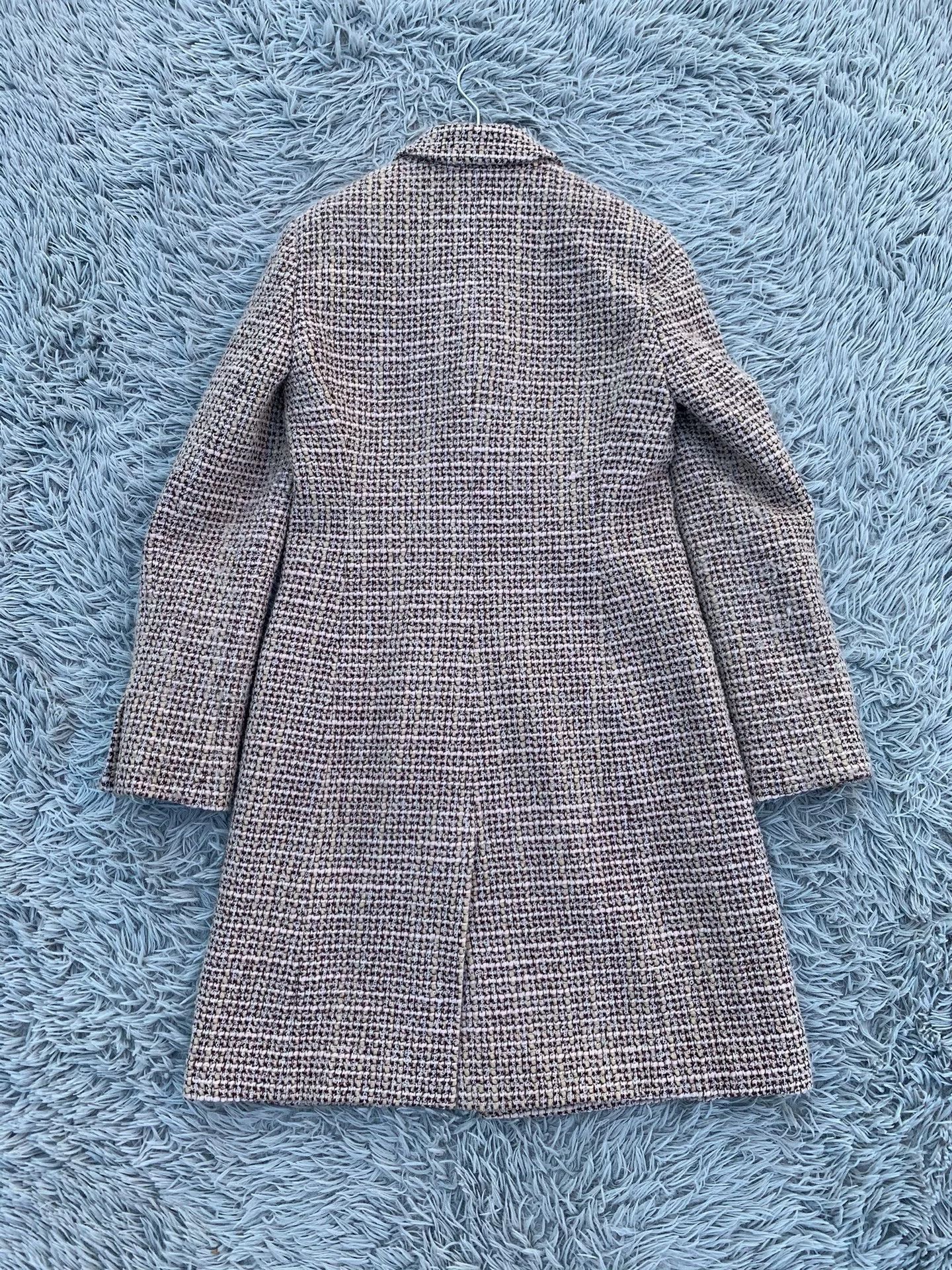 Dior Dior Wool Coat with Woven Badge Size US S / EU 44-46 / 1 - 5 Thumbnail