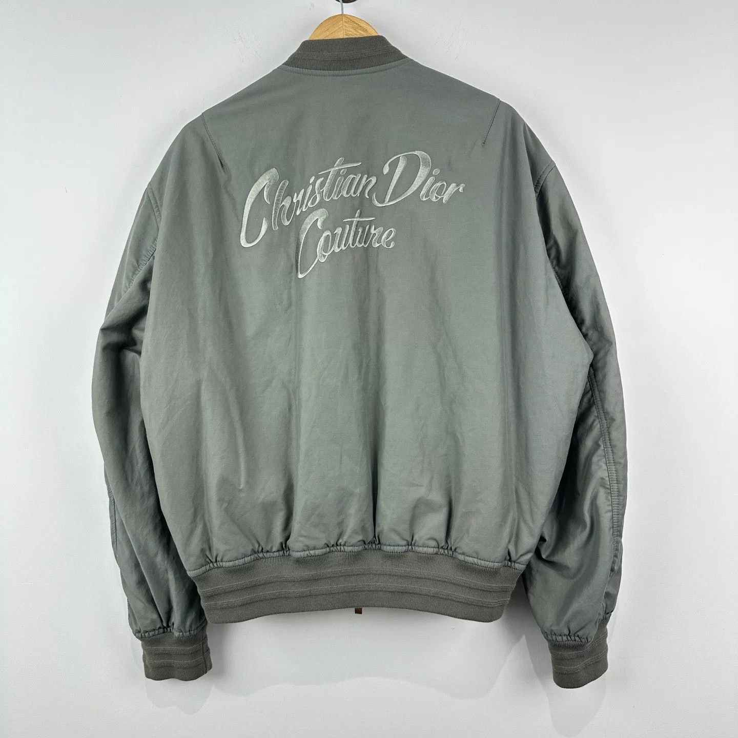 Dior Dior SS24 Embroidered Logo Bomber Jacket Size US L / EU 52-54 / 3 - 2 Thumbnail