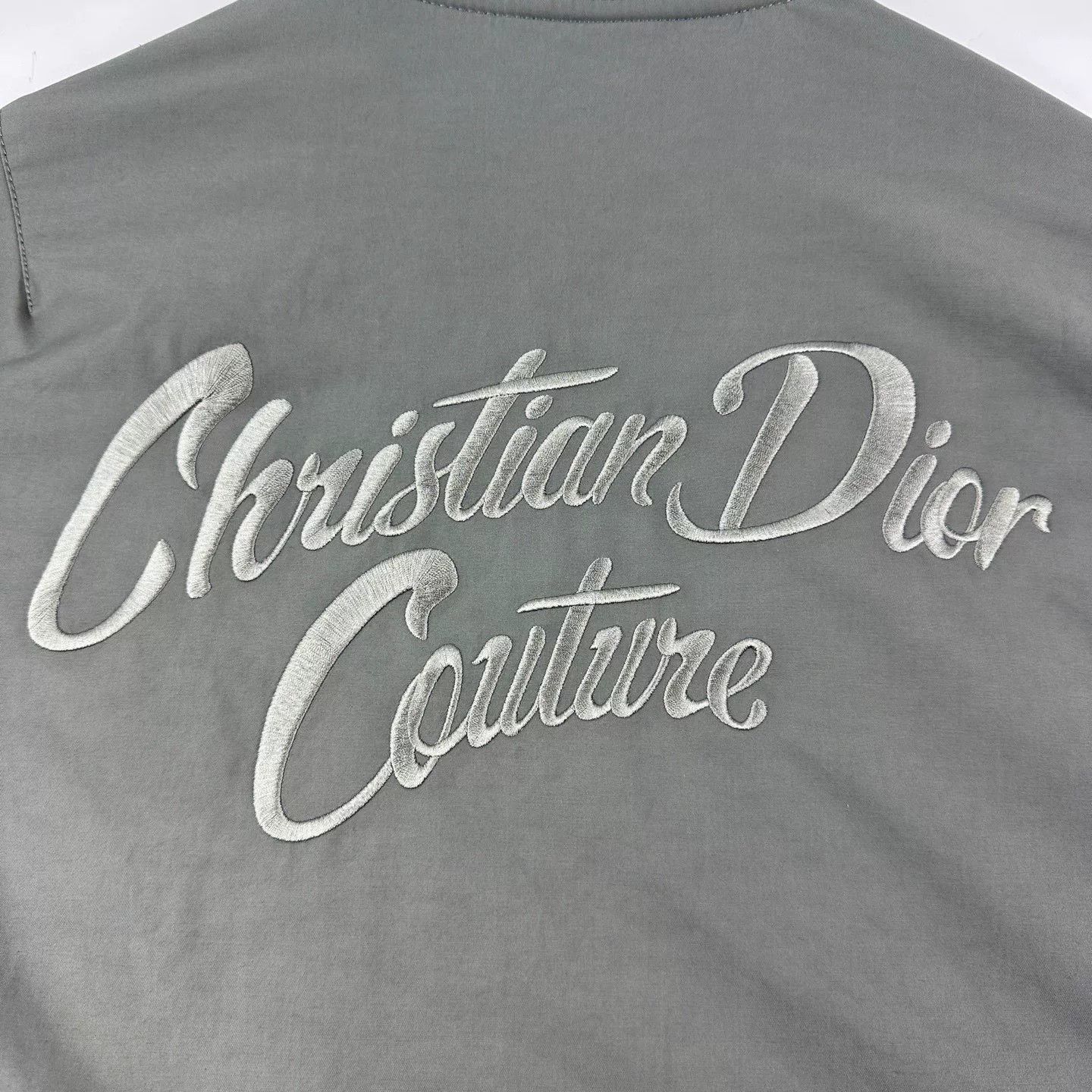 Dior Dior SS24 Embroidered Logo Bomber Jacket Size US L / EU 52-54 / 3 - 3 Thumbnail