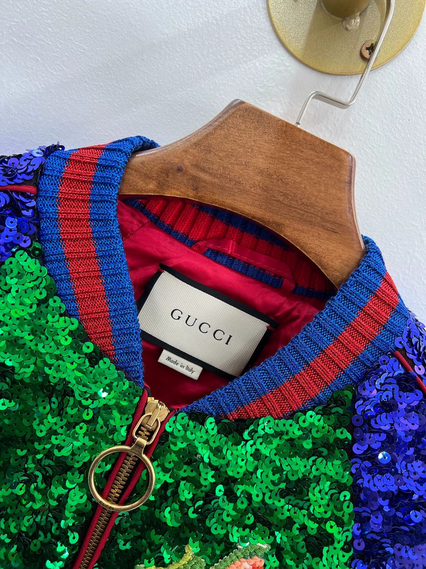 Gucci gucci tiger sequin embroidered baseball jacket Size US M / EU 48-50 / 2 - 7 Thumbnail