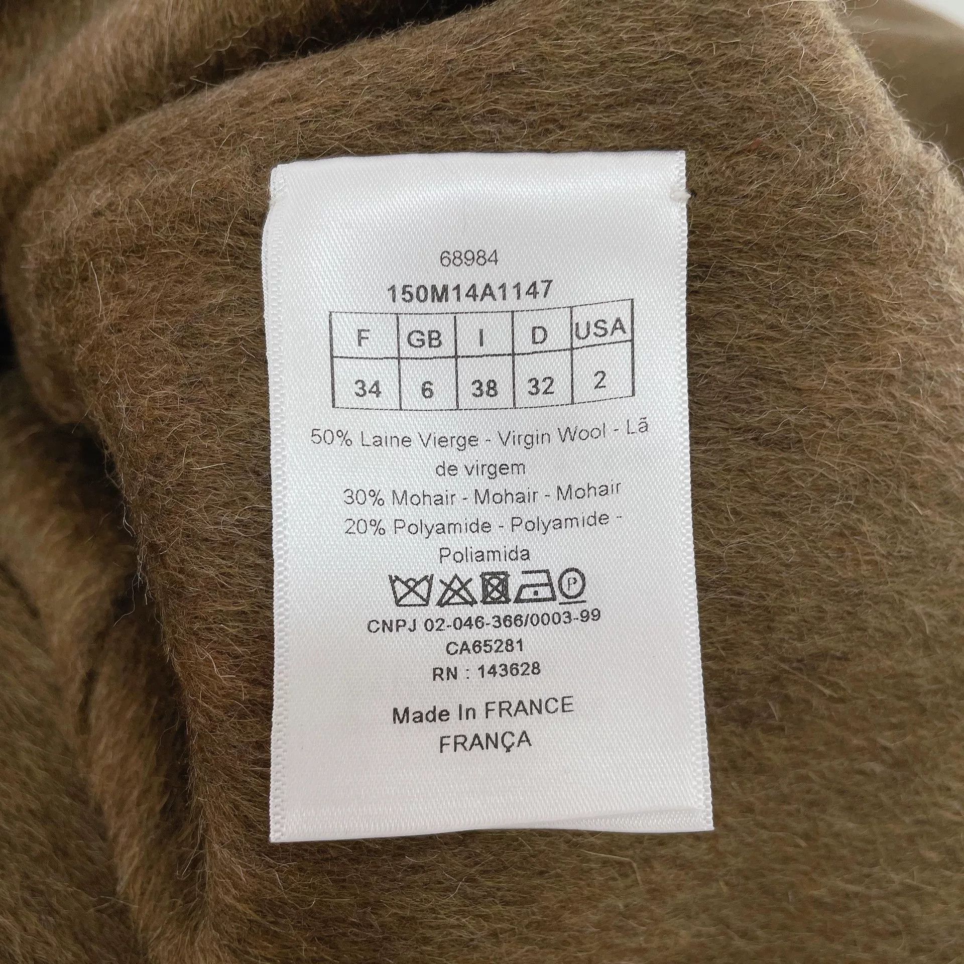 Dior christian dior beige wool coat size 34 Size US XS / EU 42 / 0 - 6 Thumbnail