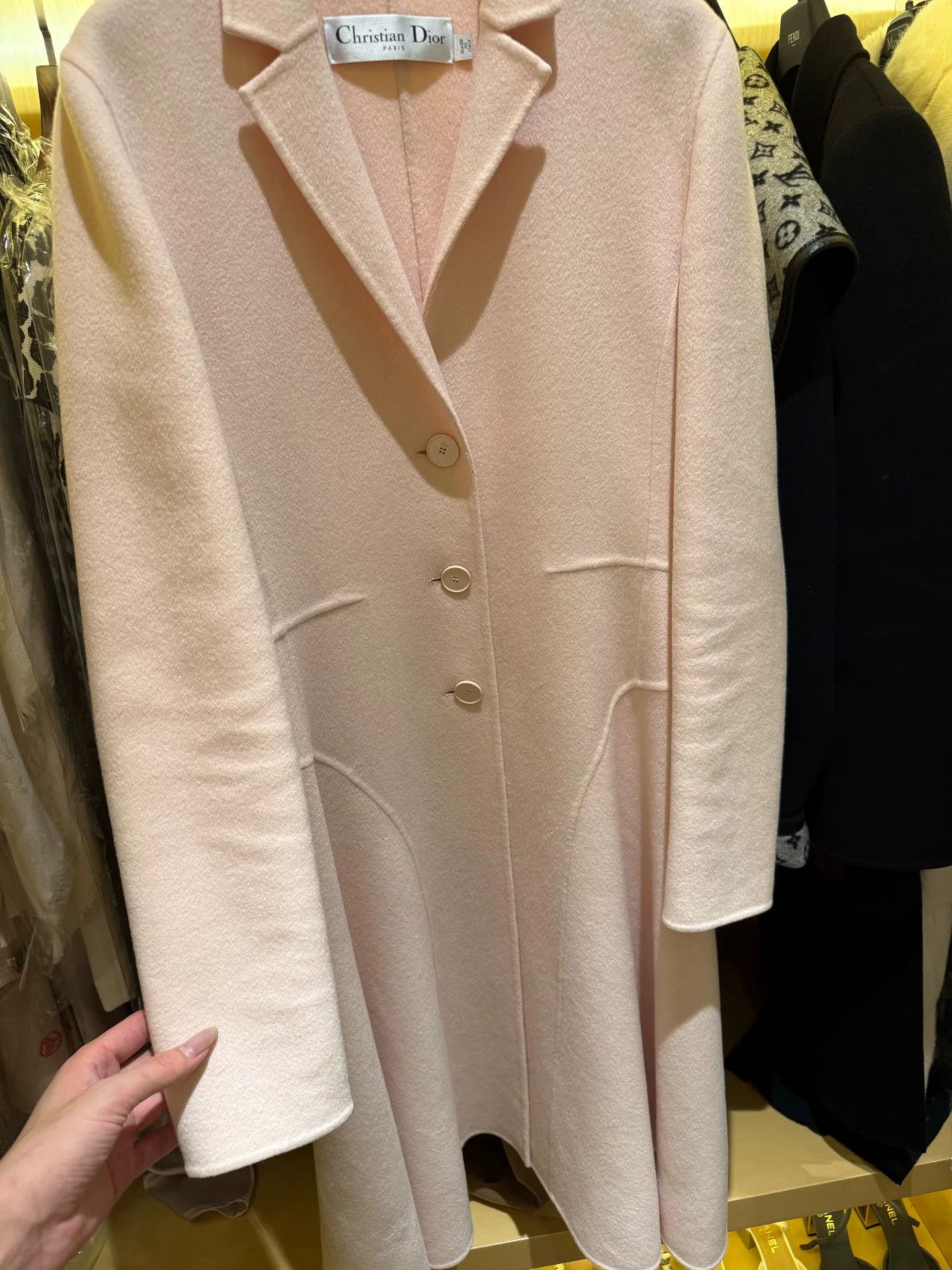 Dior dior pink cashmere coat size 38 Size US M / EU 48-50 / 2 - 4 Thumbnail