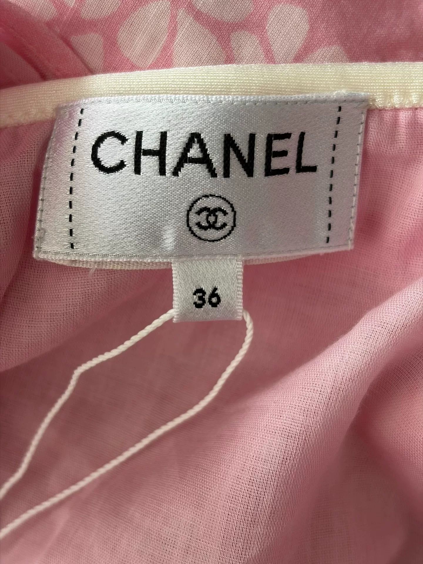 Chanel pink halter neck top from Chanel Size US S / EU 44-46 / 1 - 3 Thumbnail