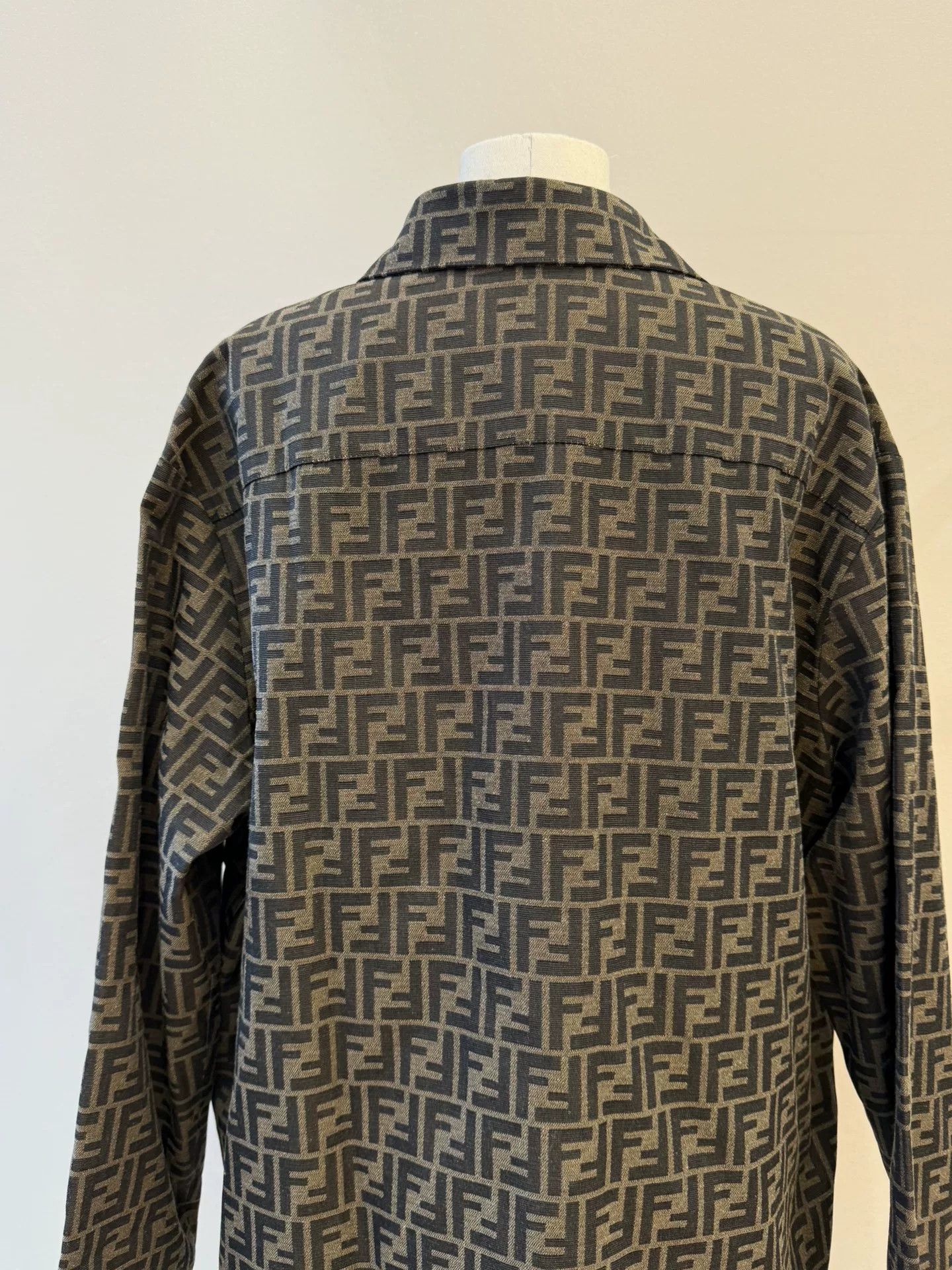 Fendi fendi double f monogram shirt jacket Size US L / EU 52-54 / 3 - 6 Thumbnail