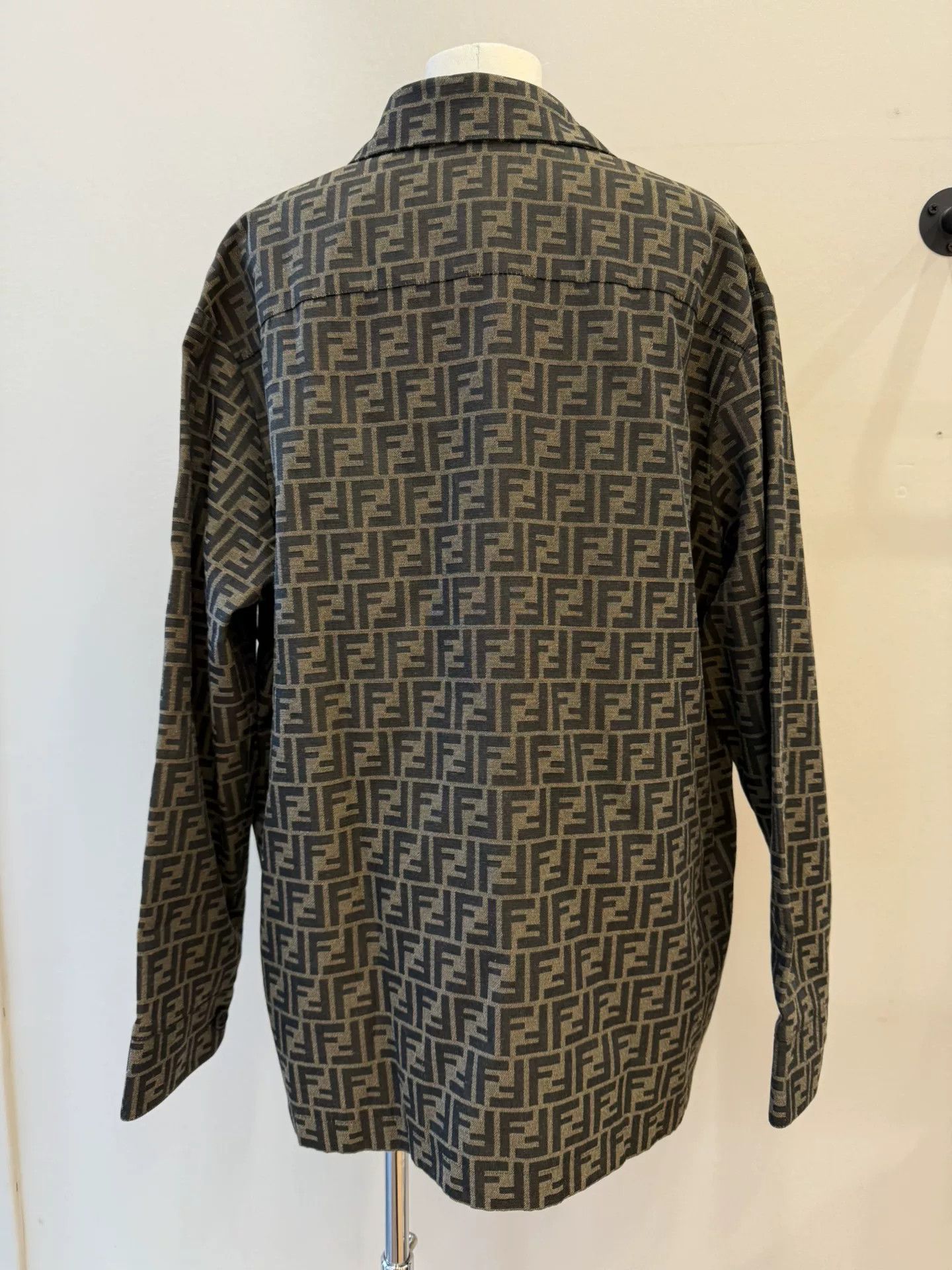 Fendi fendi double f monogram shirt jacket Size US L / EU 52-54 / 3 - 5 Thumbnail