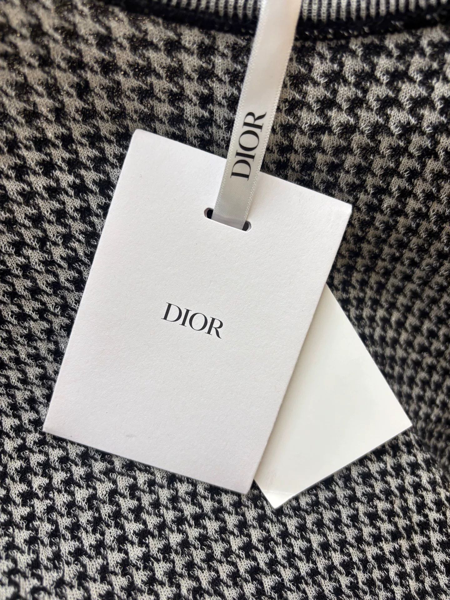 Dior dior wool houndstooth pattern dress Size US 38 / EU 54 - 5 Thumbnail