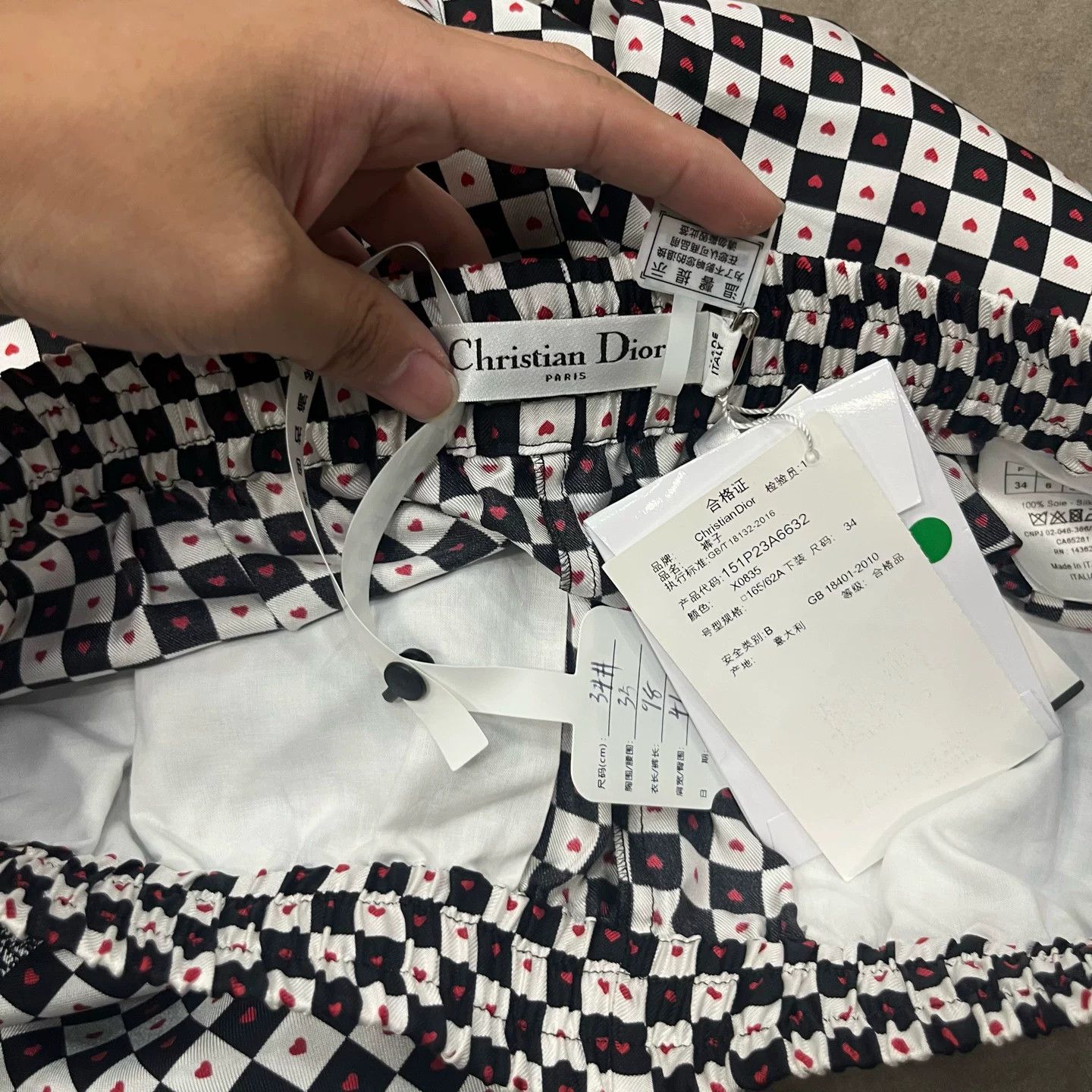 Dior dior checkered logo side pants size 34 Size US 34 / EU 50 - 3 Thumbnail