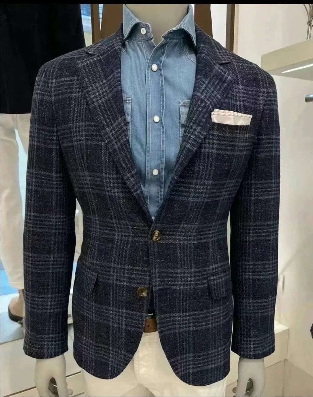 Brunello Cucinelli Brunello Cucinelli Elegant Classic Blazer Jacket Size US L / EU 52-54 / 3 - 9 Thumbnail