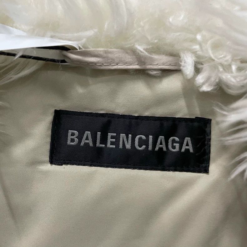 Balenciaga Balenciaga Beige Down Cotton Coat Size US M / EU 48-50 / 2 - 3 Thumbnail